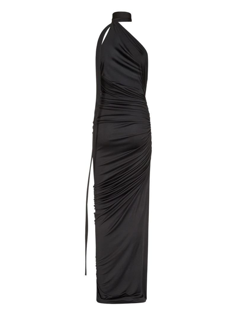 LUDOVIC DE SAINT SERNIN halter ruched maxi dress outlook