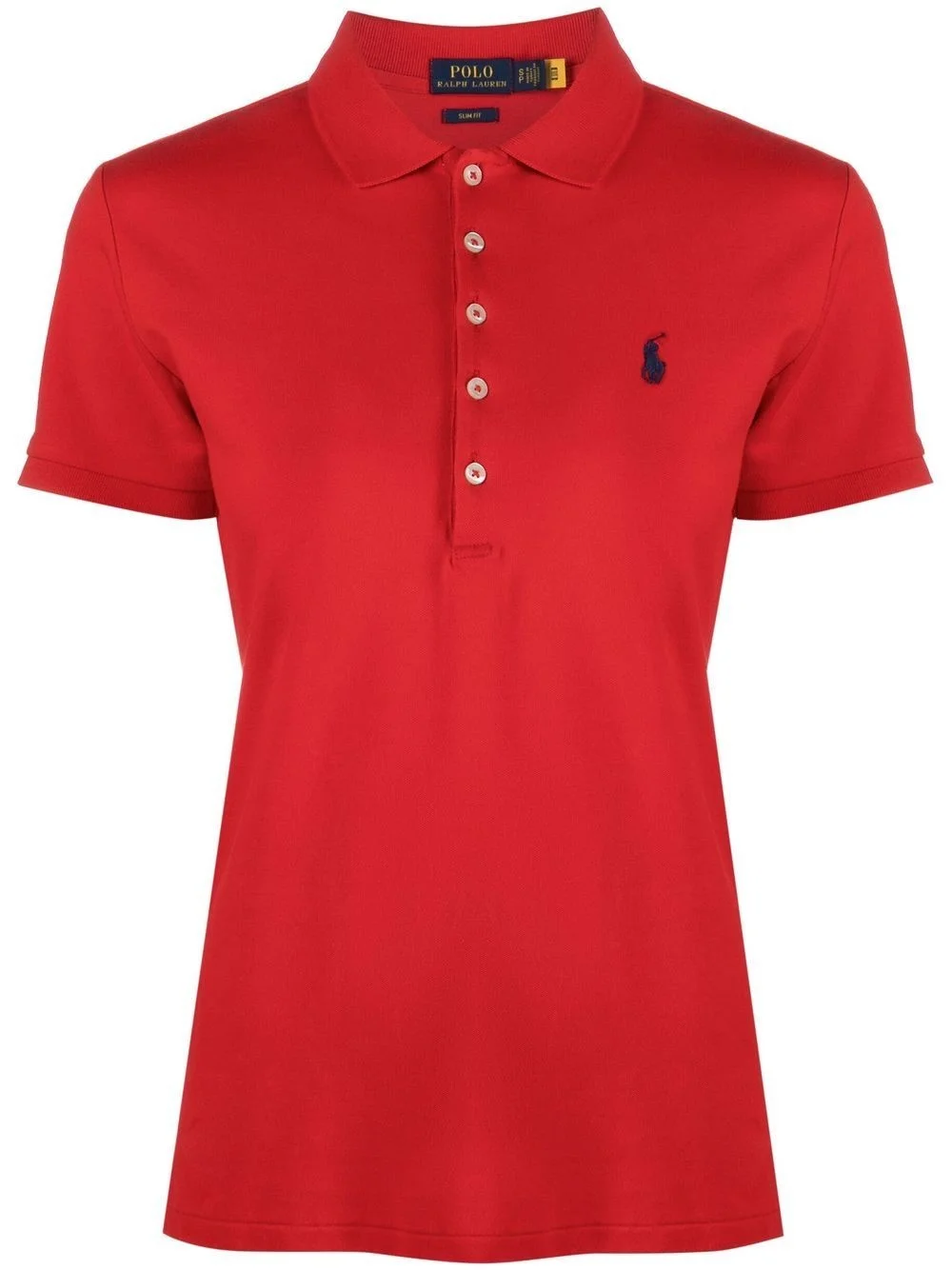Julie logo-embroidered polo shirt - 1