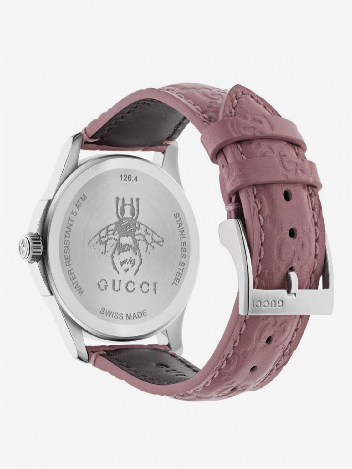 GUCCI: G-Timeless watch case 38 mm with the engraved GG monogram