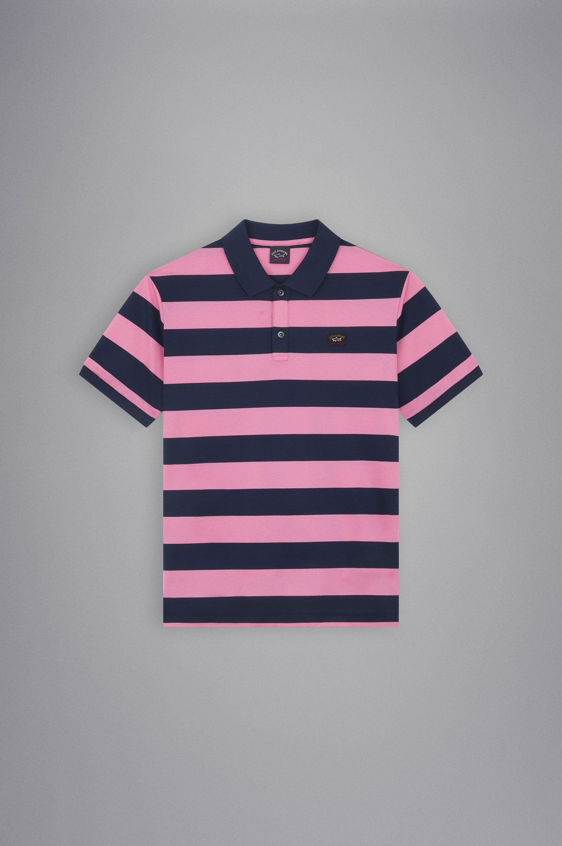 ORGANIC COTTON PIQUÉ POLO WITH ICONIC BADGE - 1