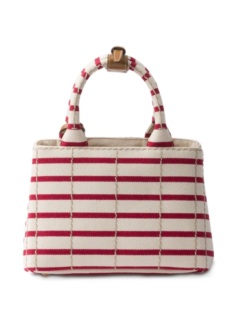 striped canvas mini bag - 4