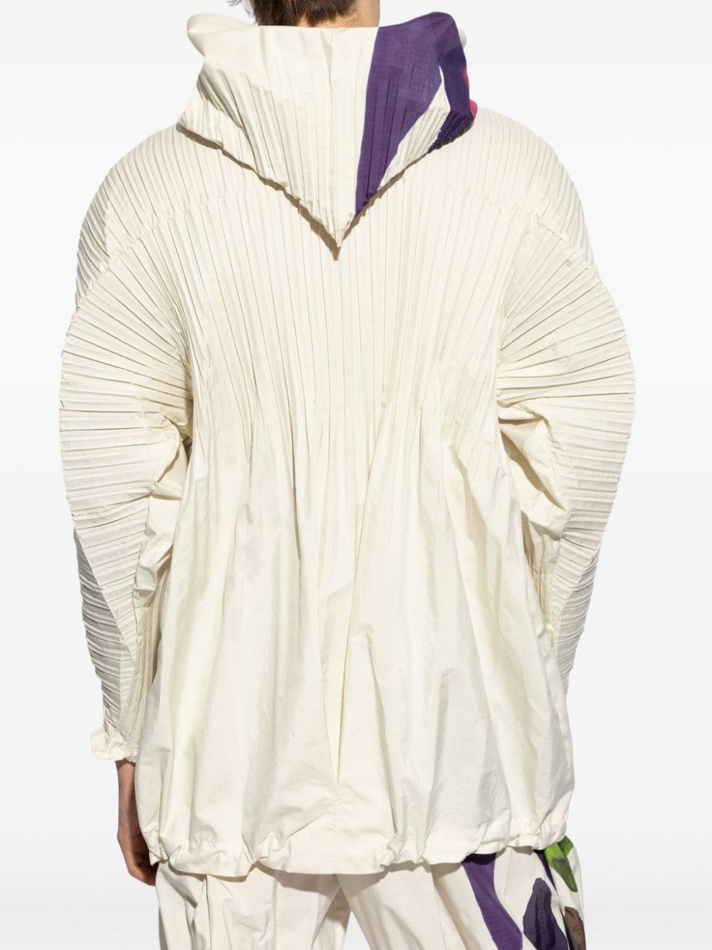 graphic print hooded jacket - 4