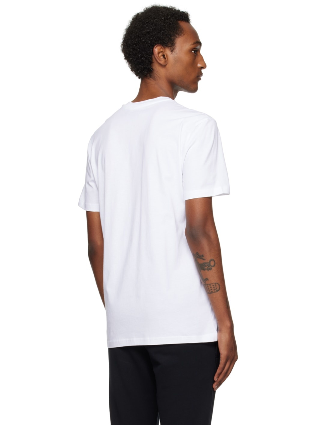 White Teddy Patch T-Shirt - 3