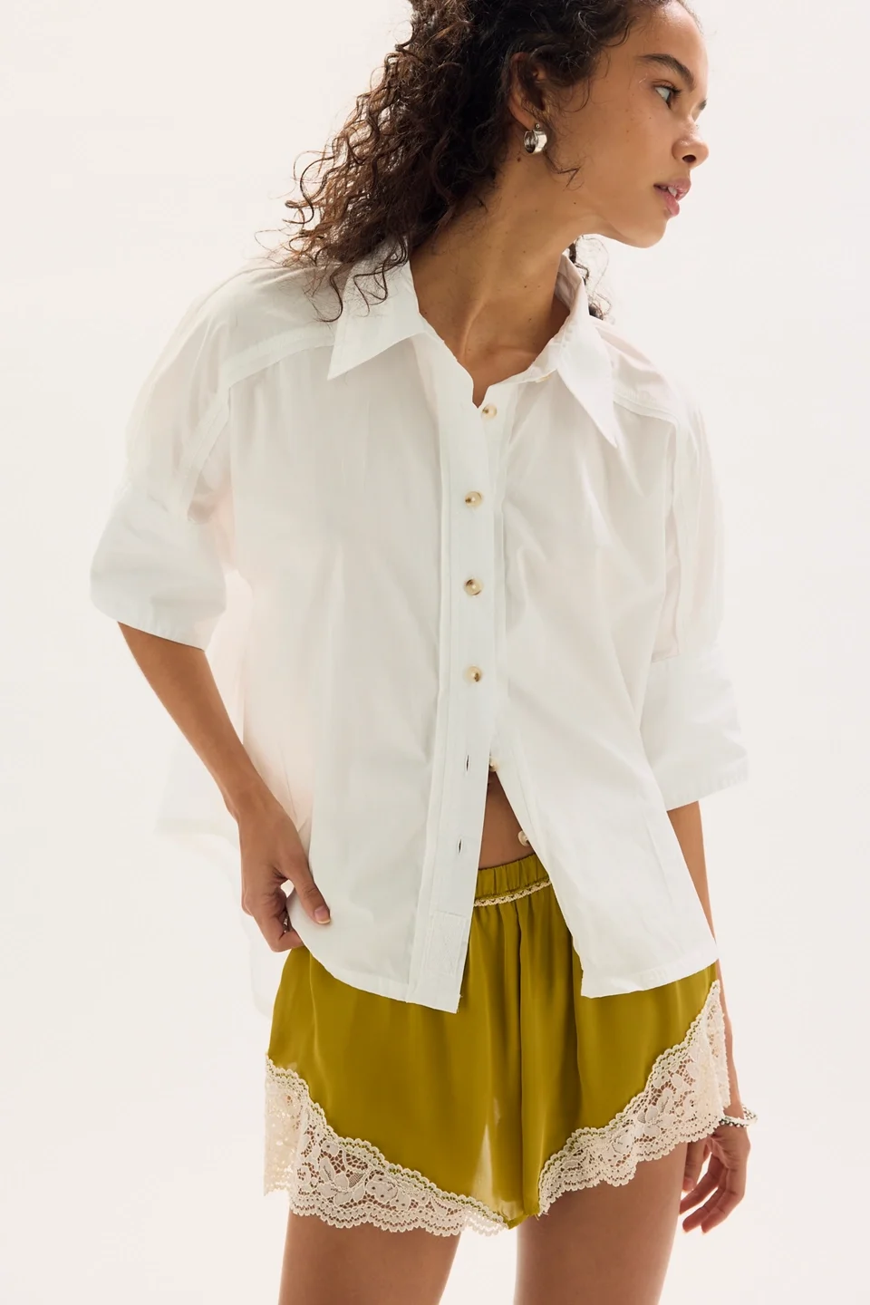 We The Free Seaside Cotton Button Down - 1