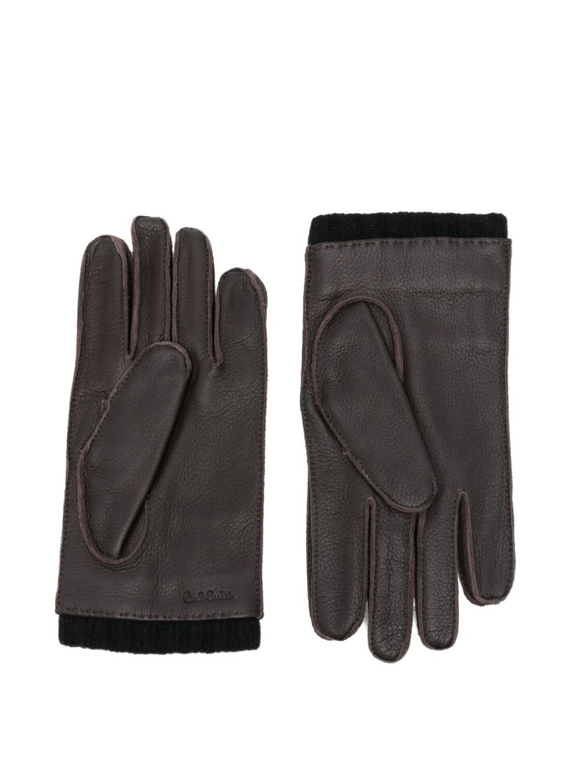 Paul Smith leather  gloves outlook