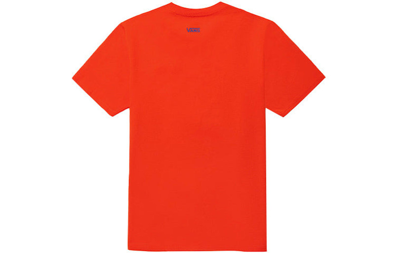 Vans (WMNS) Vans Funny Pattern Small Turtle Embroidered Sports Short Sleeve Orange VN0A5F2E9D2 outlook