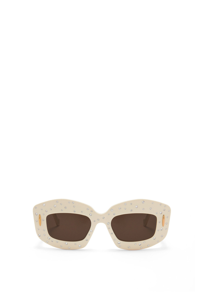 Smooth Pavé Screen sunglasses in acetate - 1