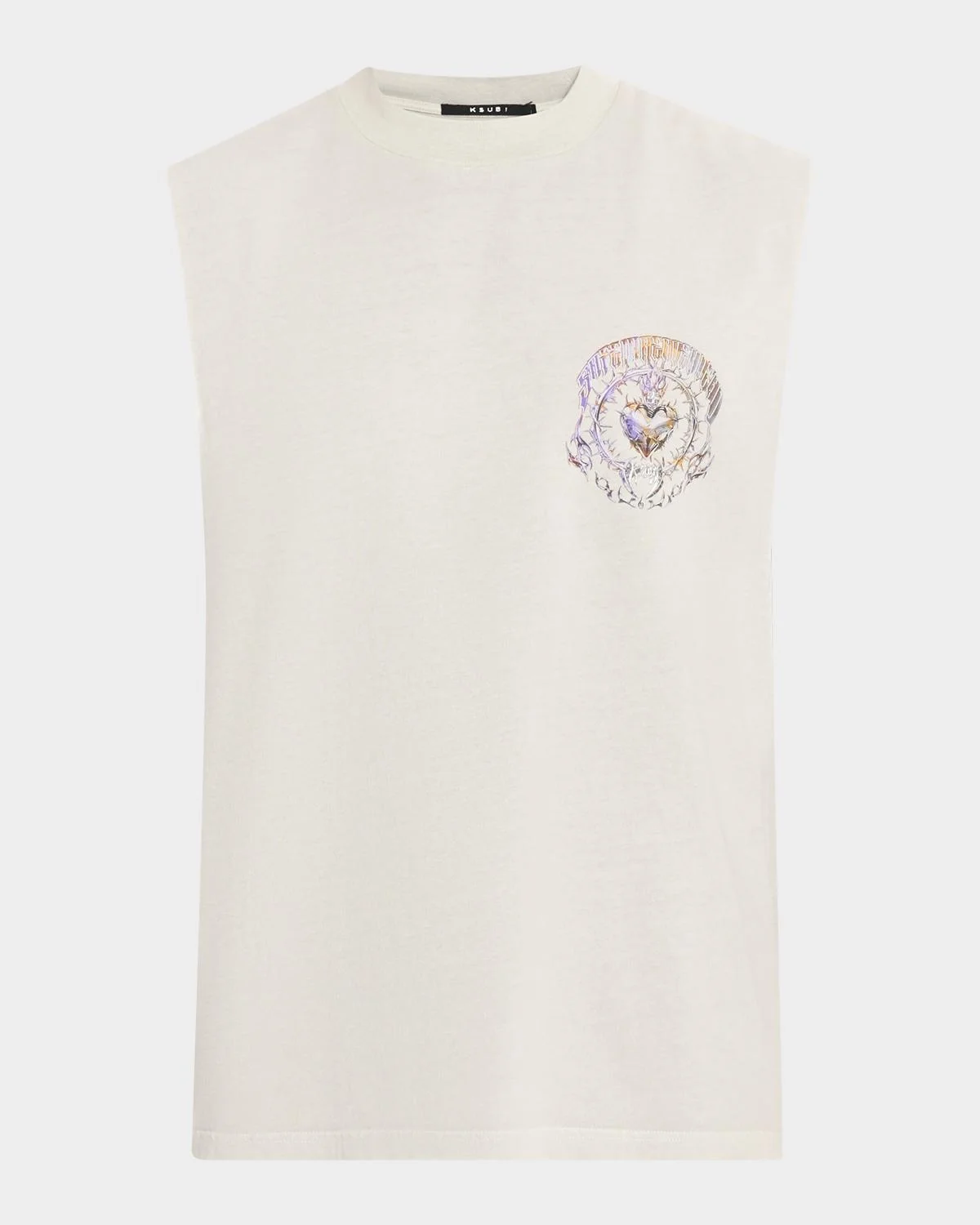 Men's Anguish Cut Cotton Tank Top - 1
