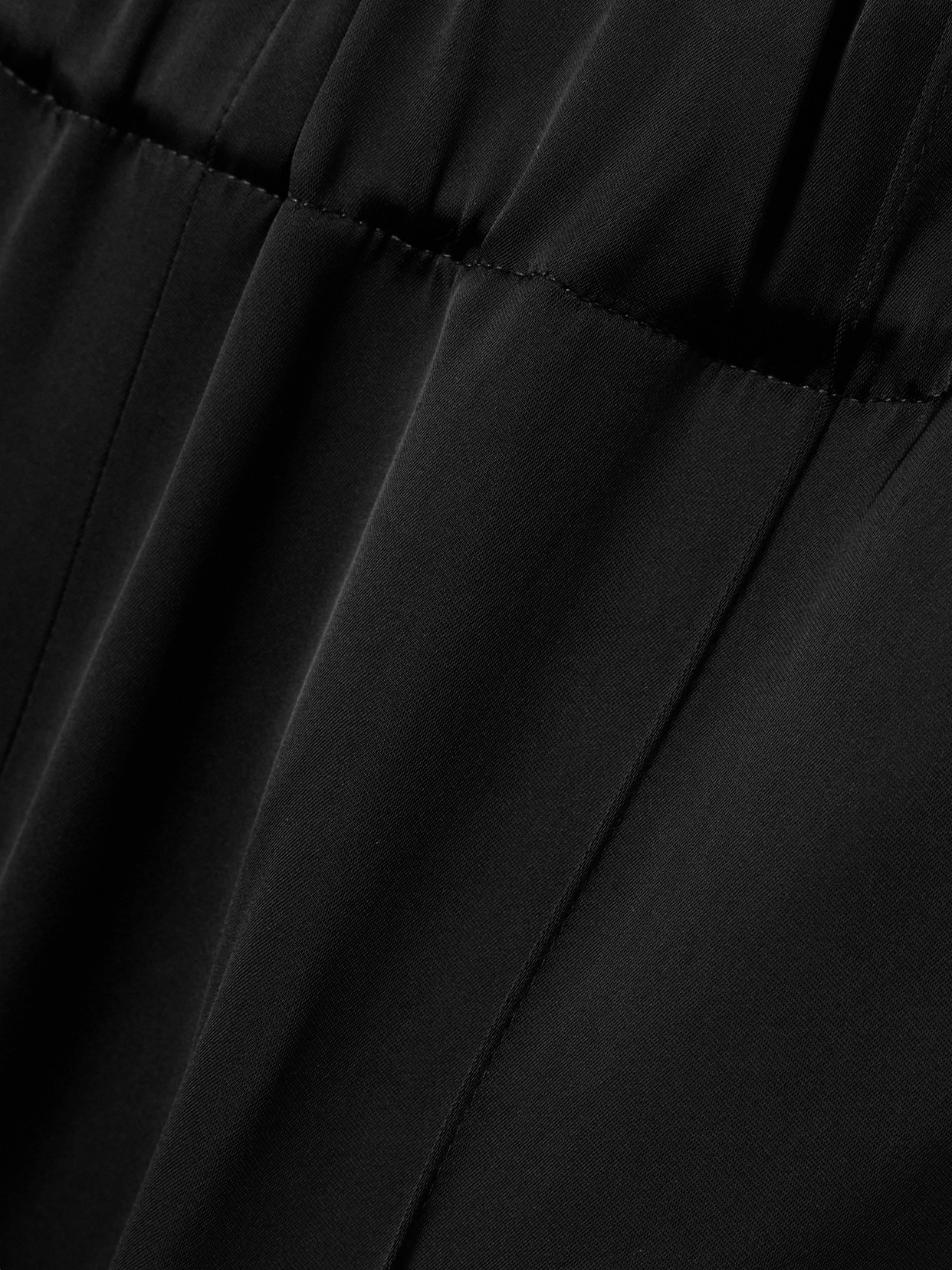Pleated Satin Straight-leg Track Pants - 5