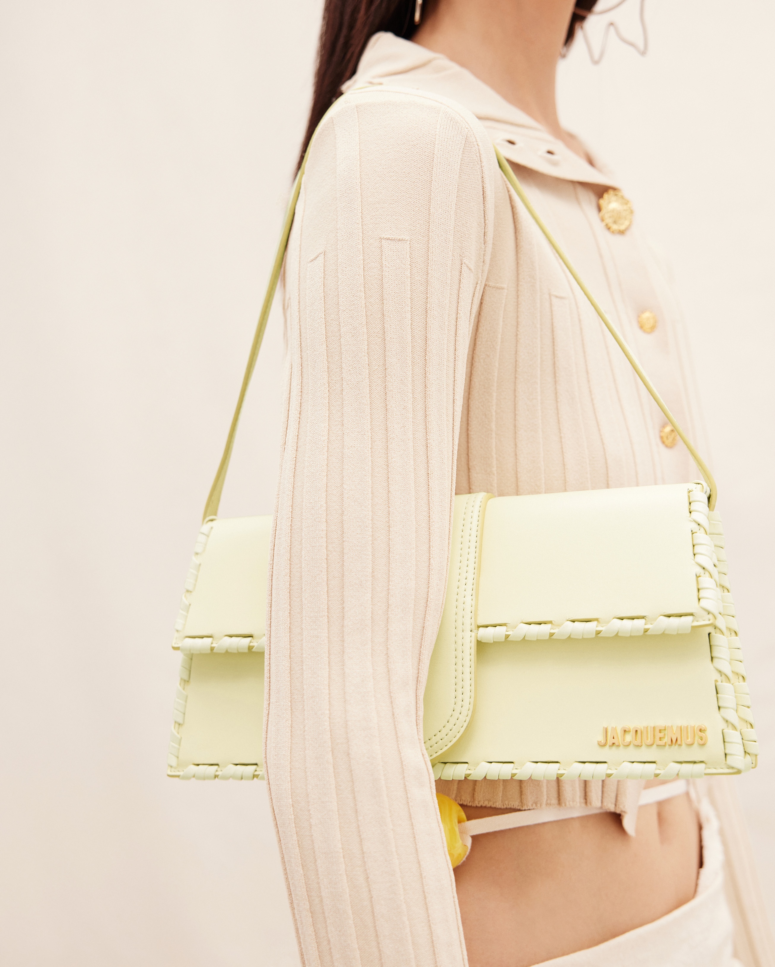 ★JACQUEMUS★Le Bambino Long Lacet Shoulder Bag 231BA0493108 Jacquemus Le Bambino Long Leather Shoulder Bag | Neiman Marcus