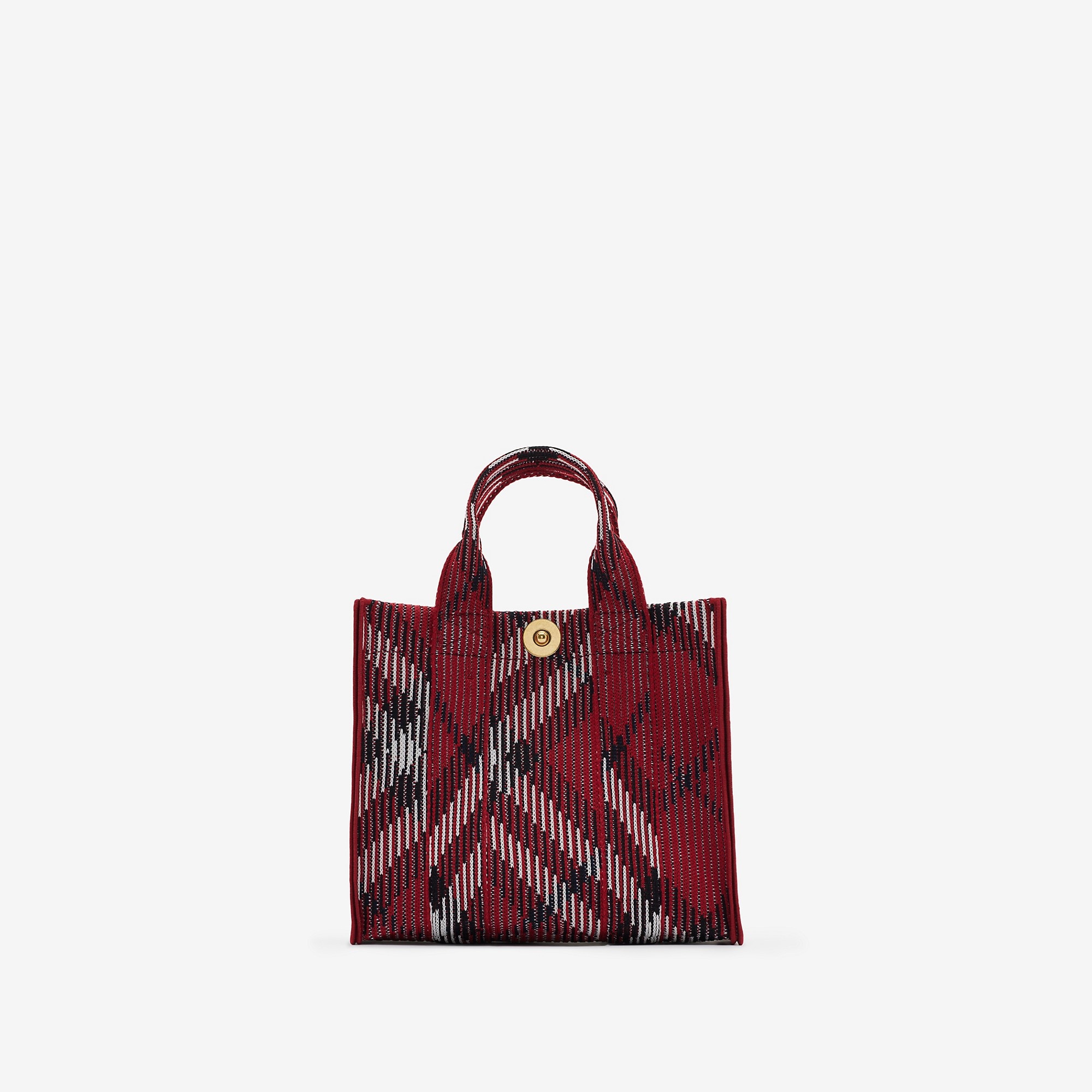 【BURBERRY】MINI CHECK KNITTED TOTE BAG Burberry Mini Check Knitted Tote | Nordstrom