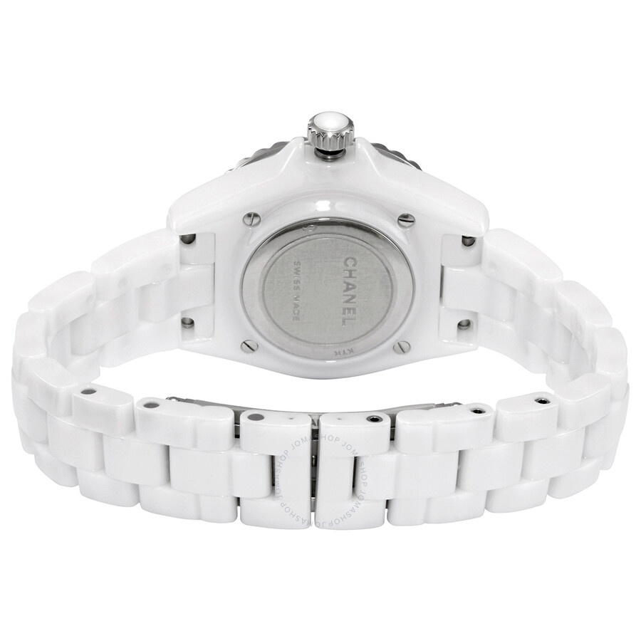 Chanel J12 Quartz Diamond White Dial Ladies Watch H5703 - 3
