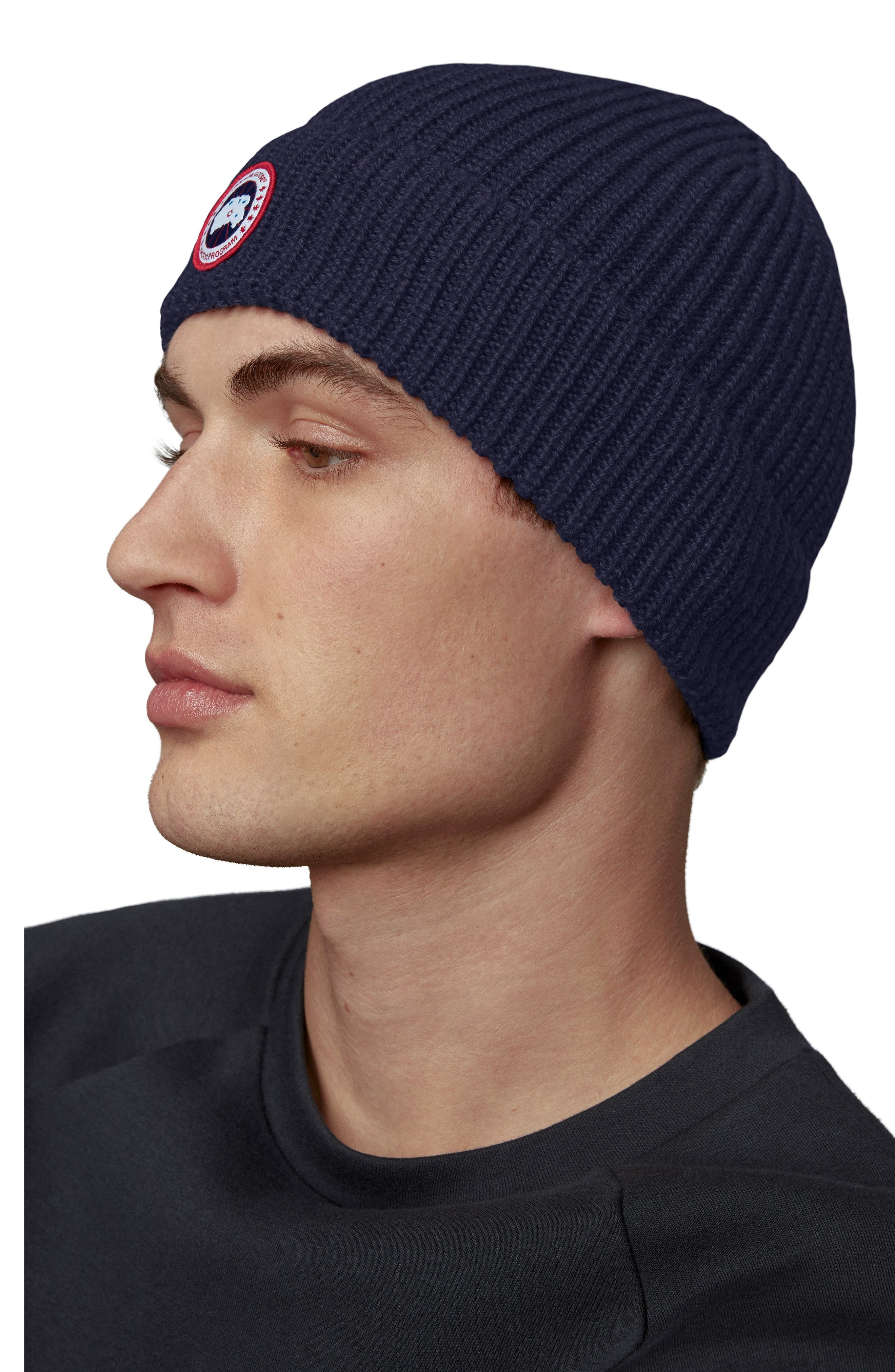 Arctic Disc Ribbed Toque Beanie - 3