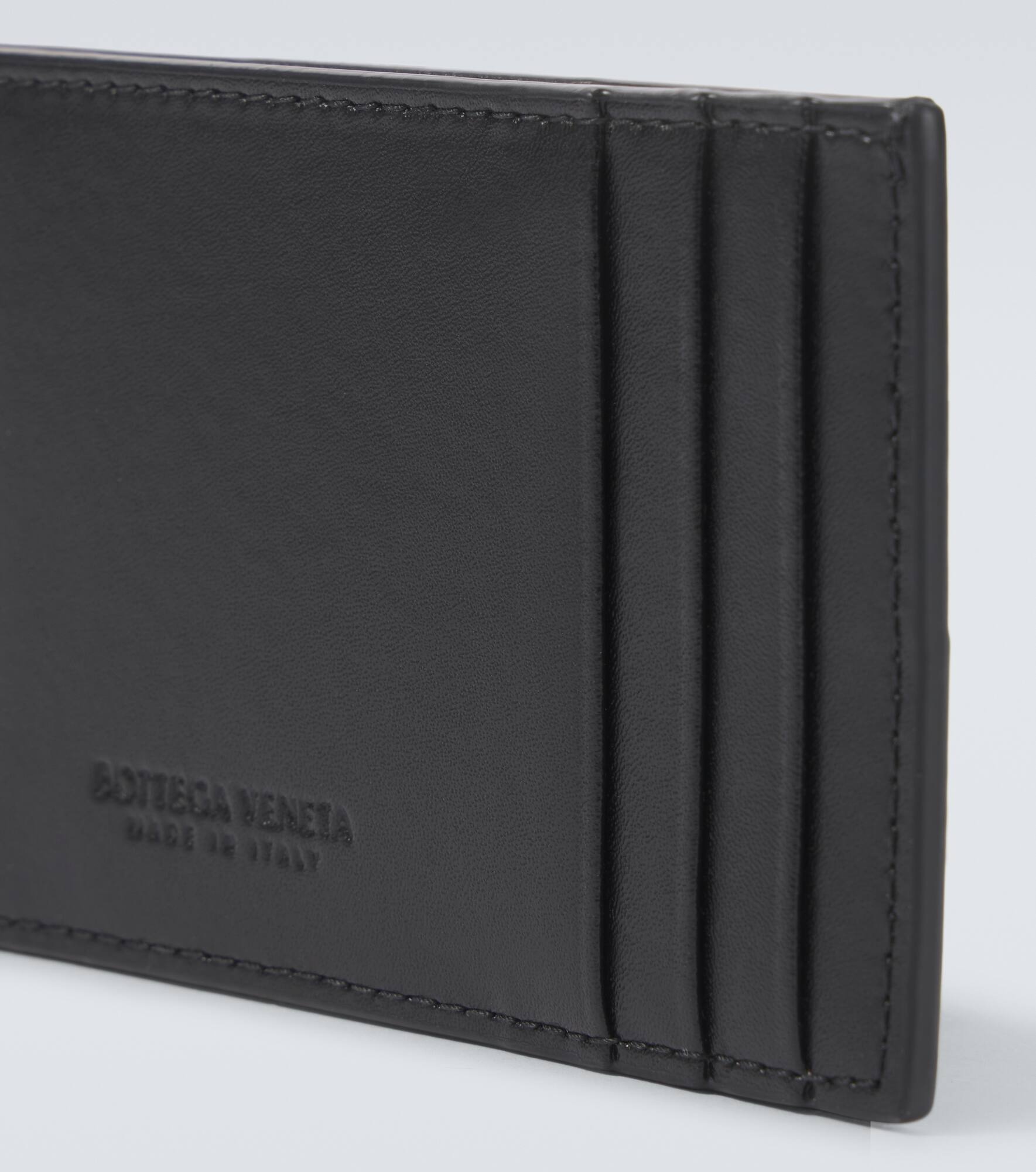 Intreccio leather card holder - 3