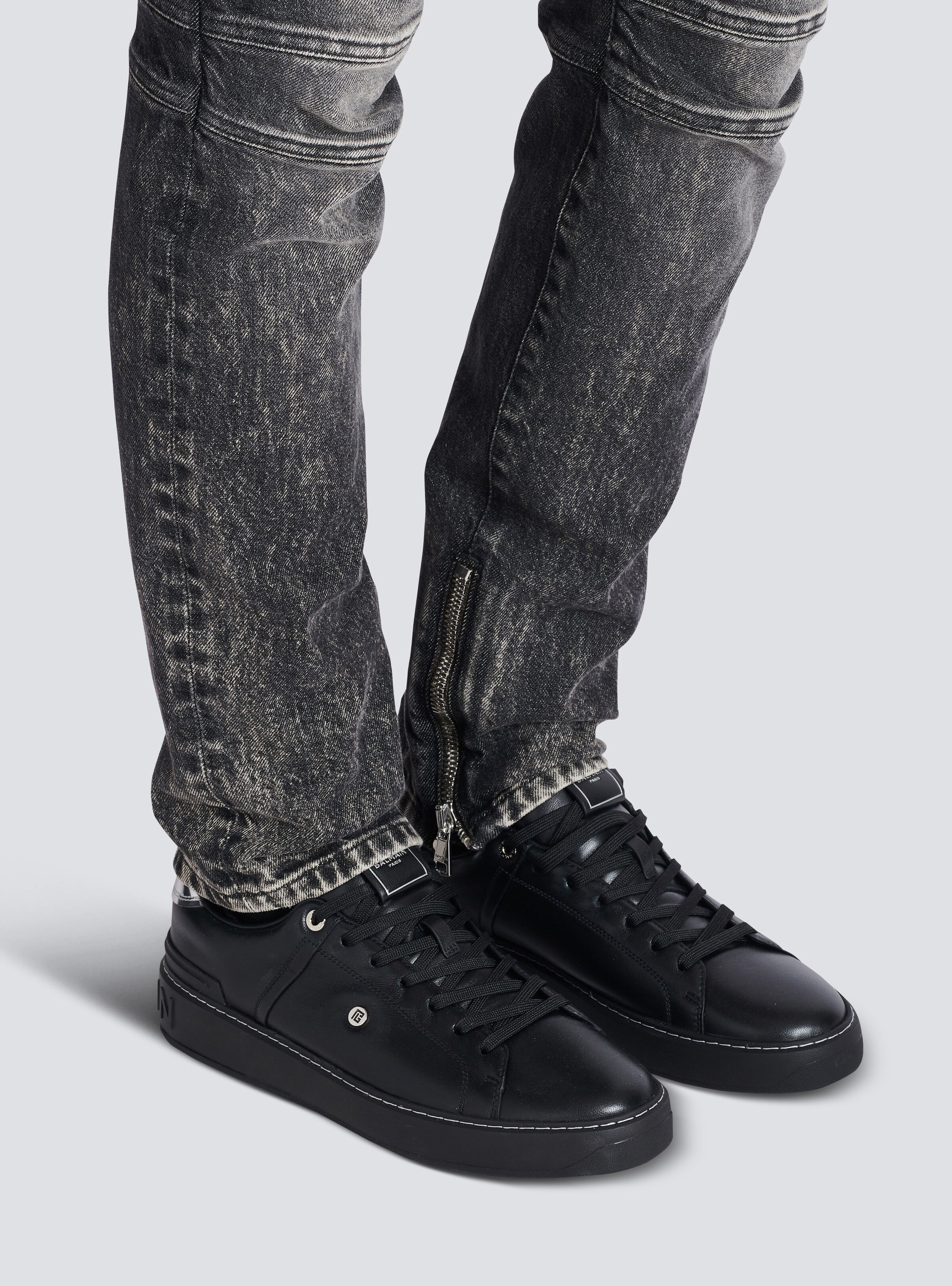 B-Court trainers in calfskin - 9