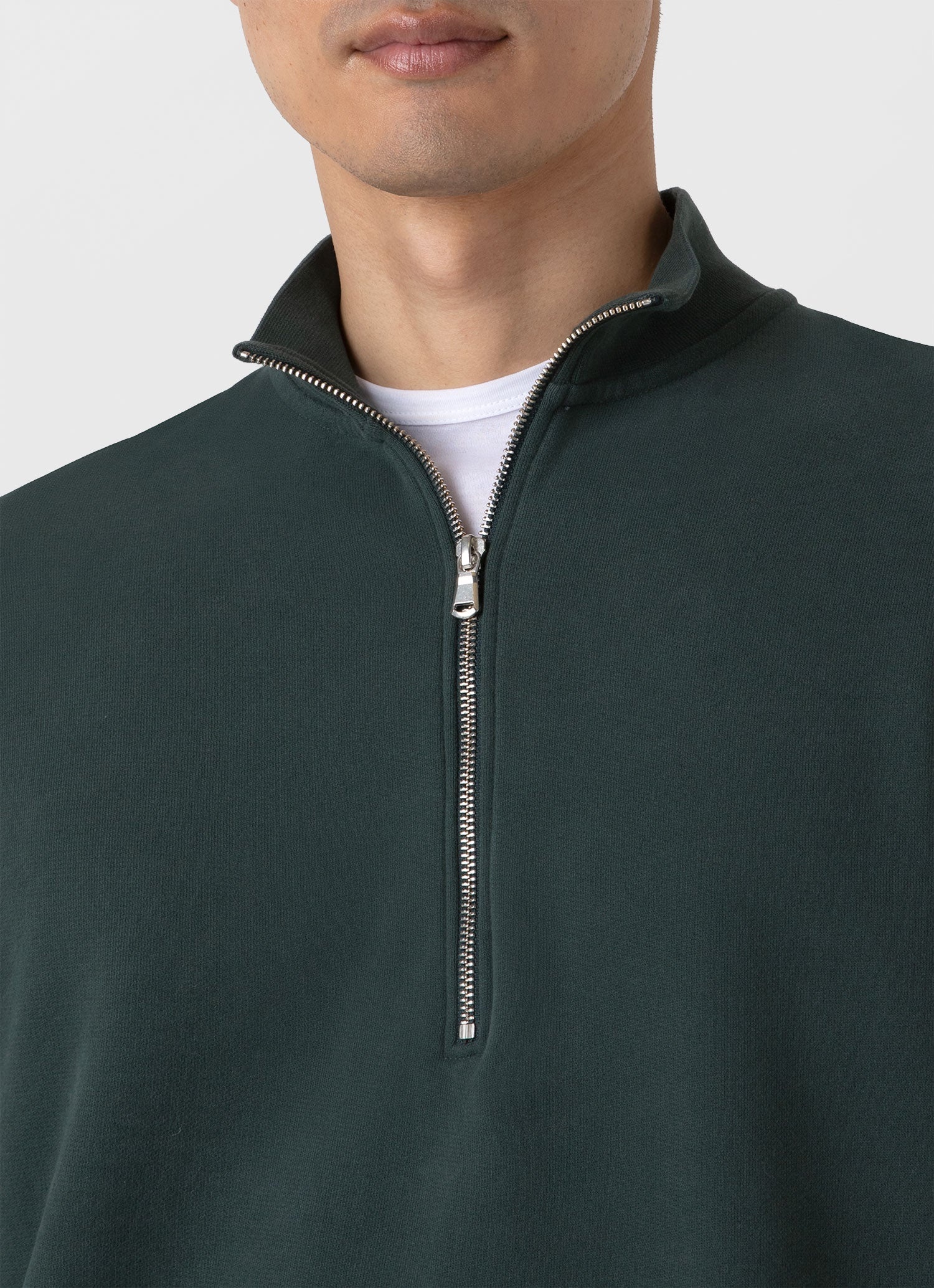 Half Zip Loopback Sweatshirt - 6
