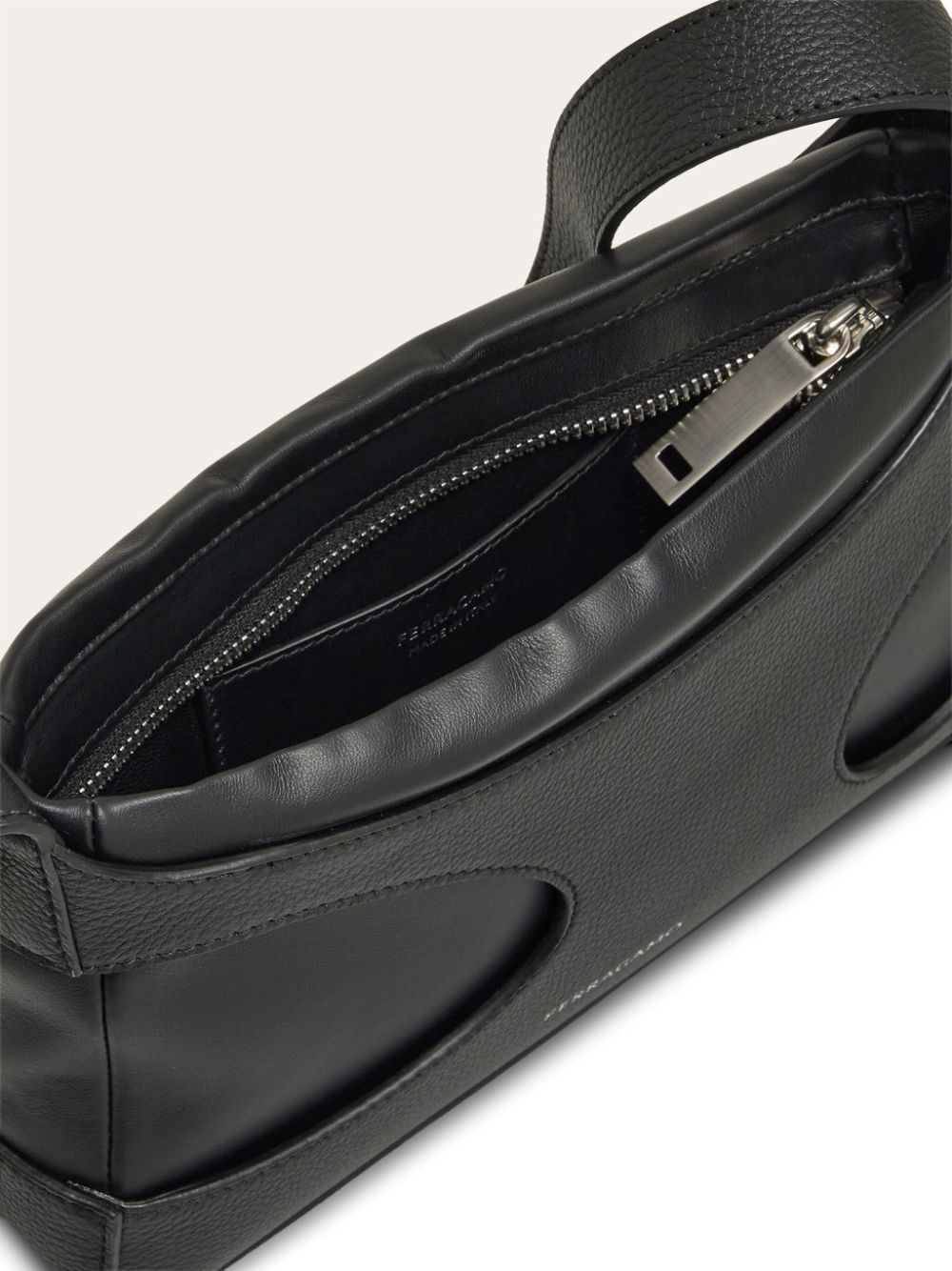 cut-out detailing leather mini bag - 5