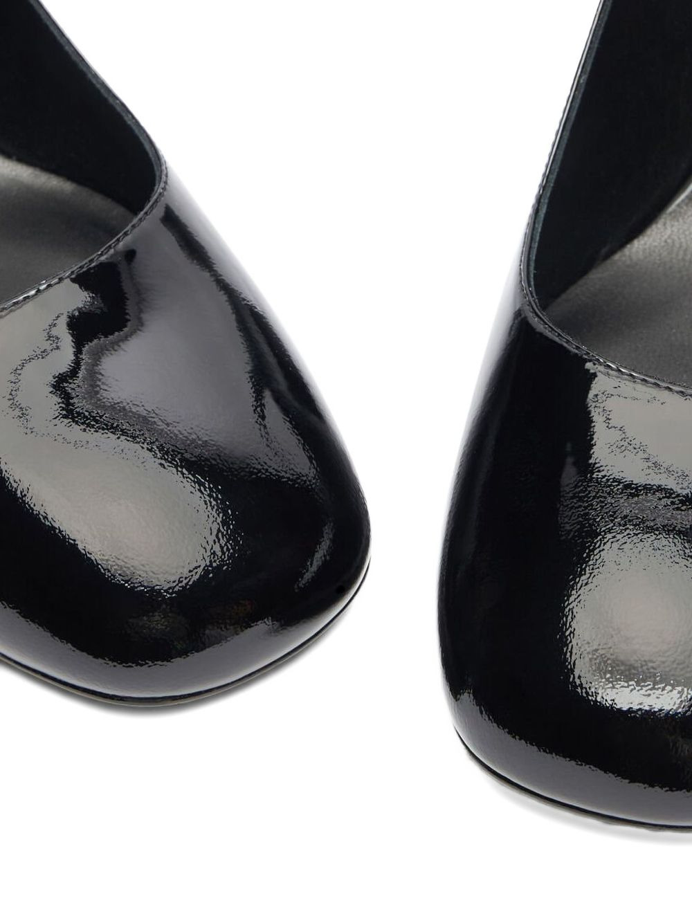 patent leather buckle pumps - 4