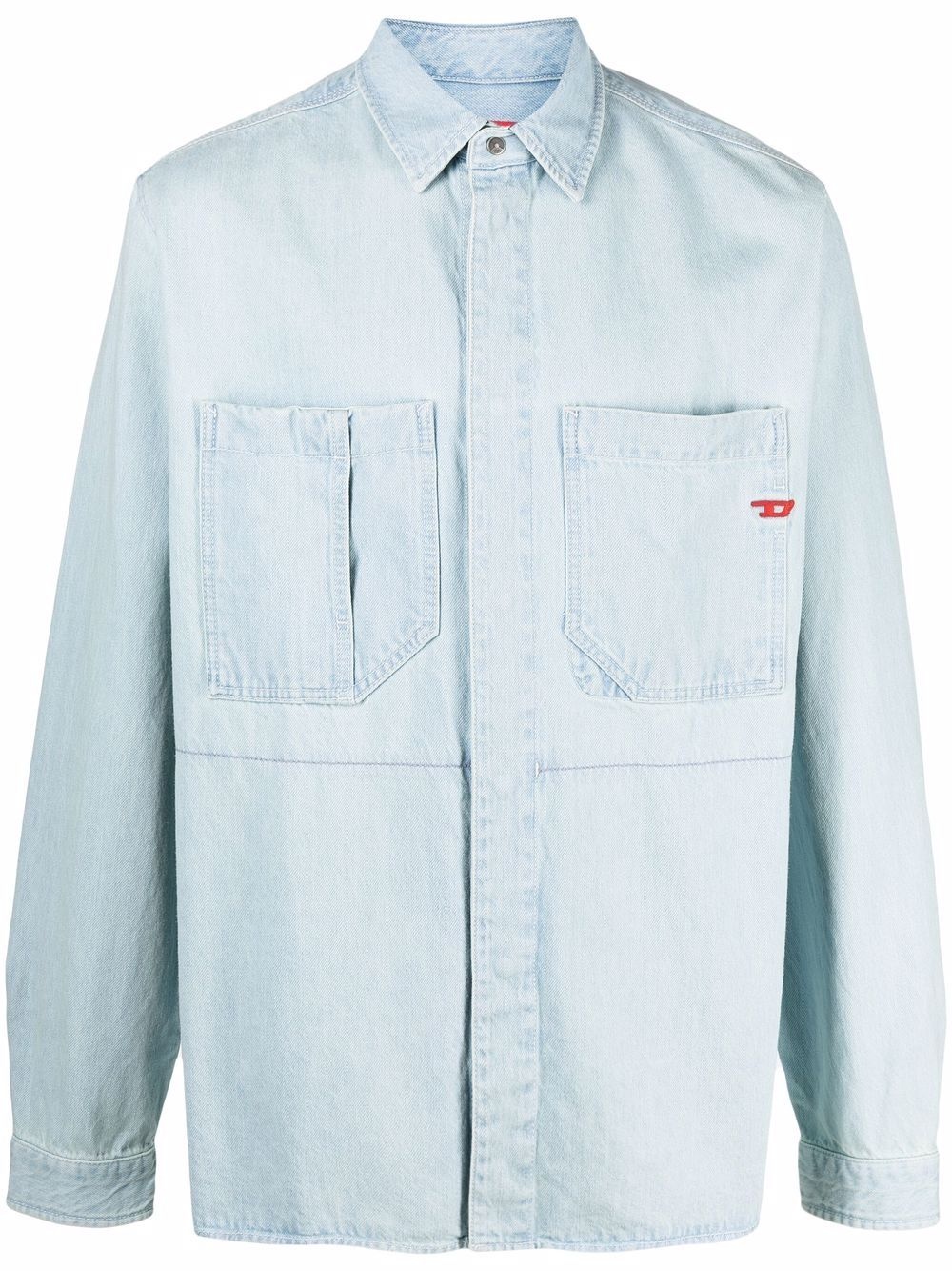 oversized denim shirt - 1