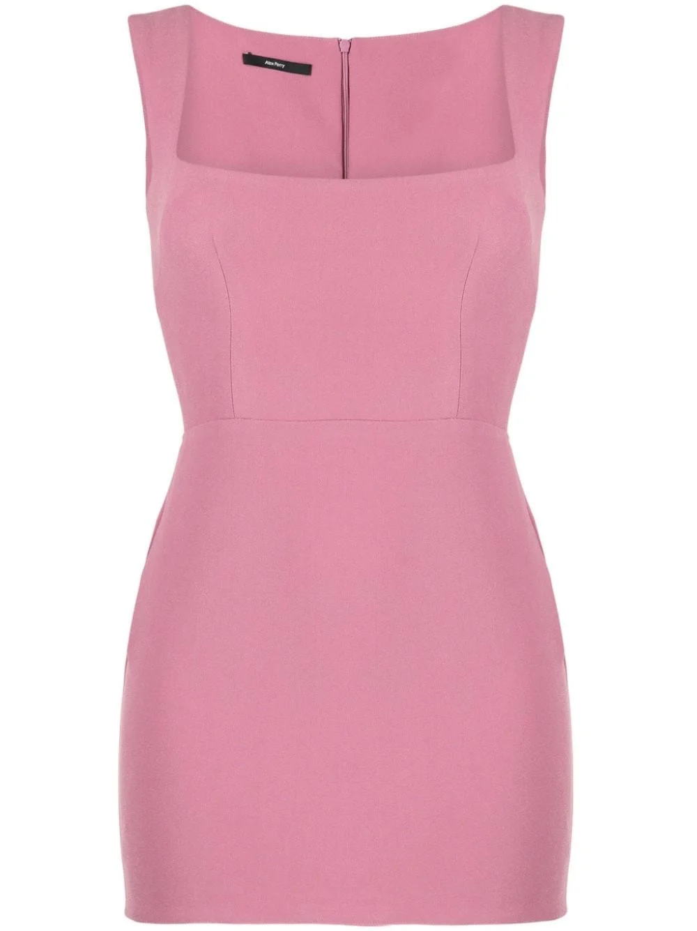 square-neck minidress - 1