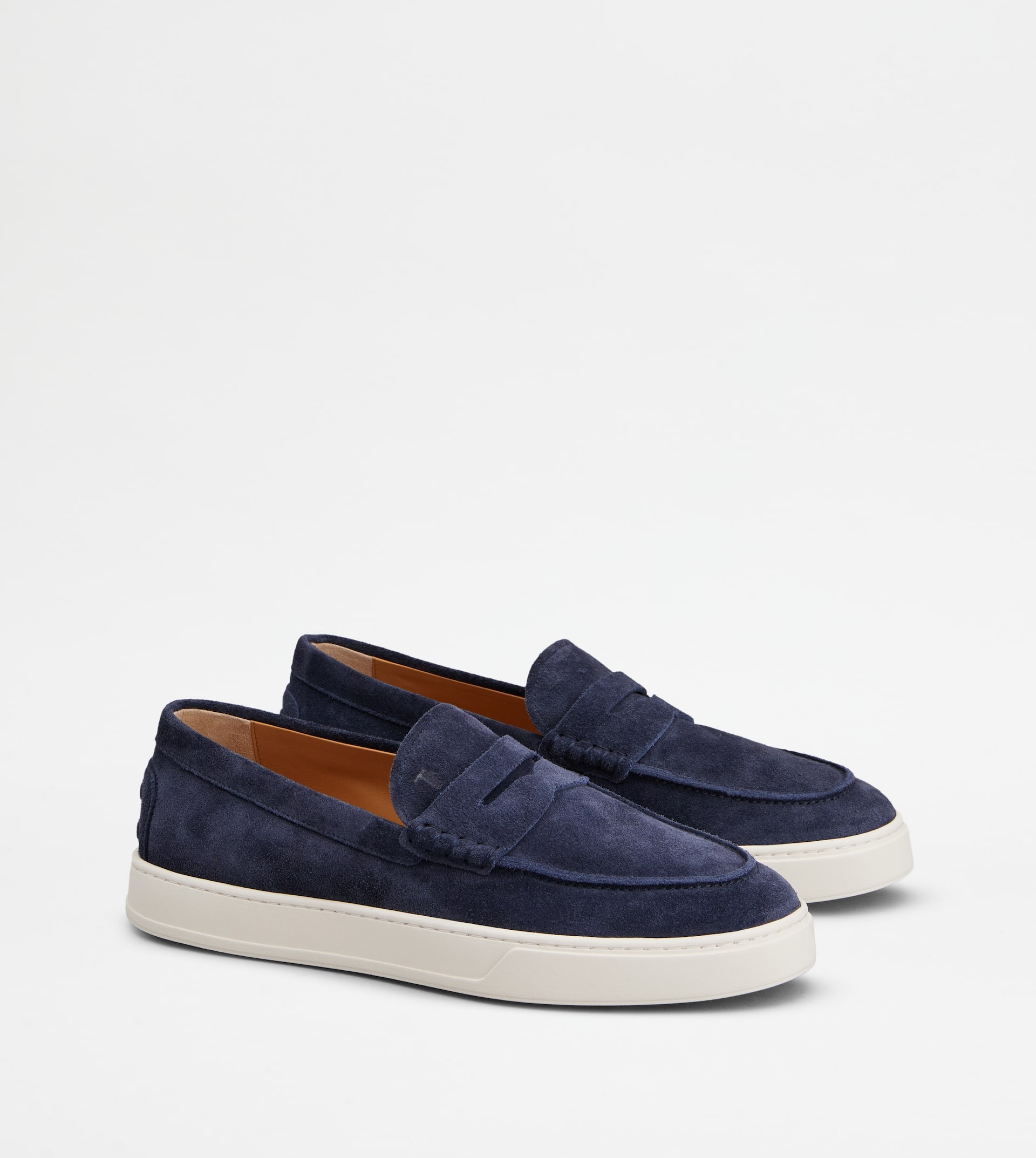 LOAFERS IN SUEDE - BLUE - 2