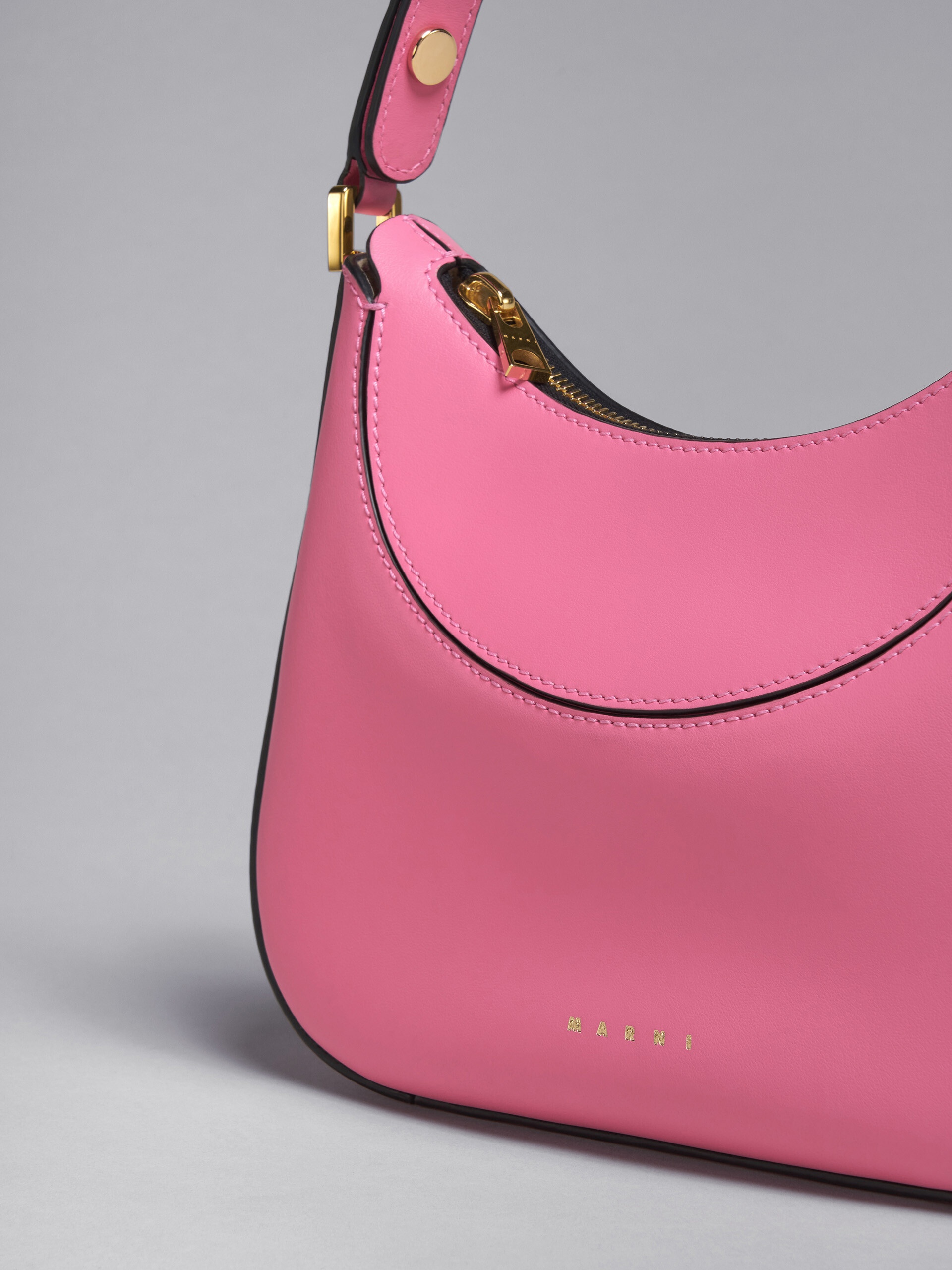 MILANO MINI BAG IN PINK LEATHER - 5