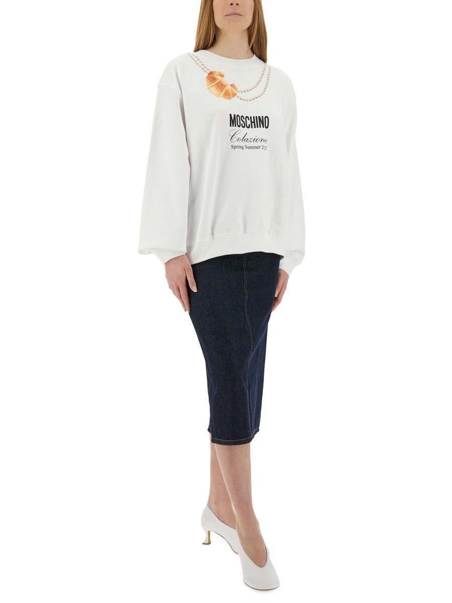 Moschino Women "Breakfast" Sweatshirt - 2