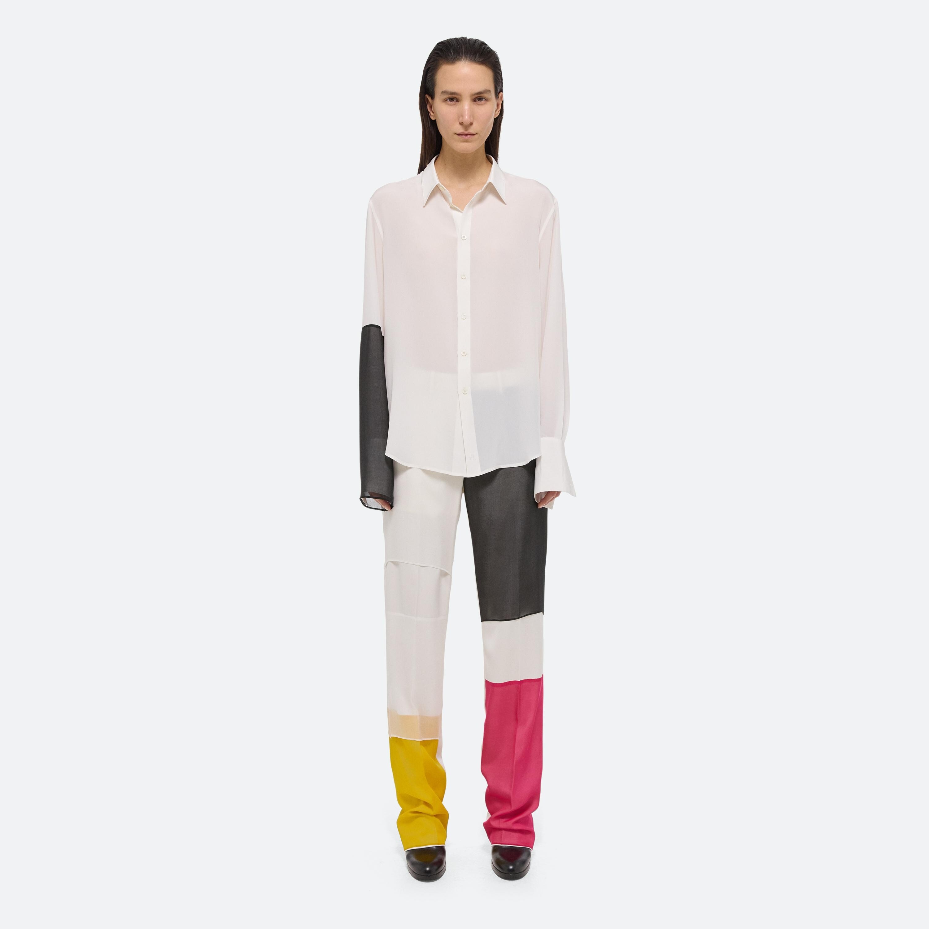 RELAXED SILK SHIRT - 5