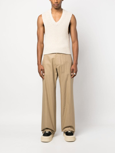 MM6 Maison Margiela wide-leg tailored trousers outlook