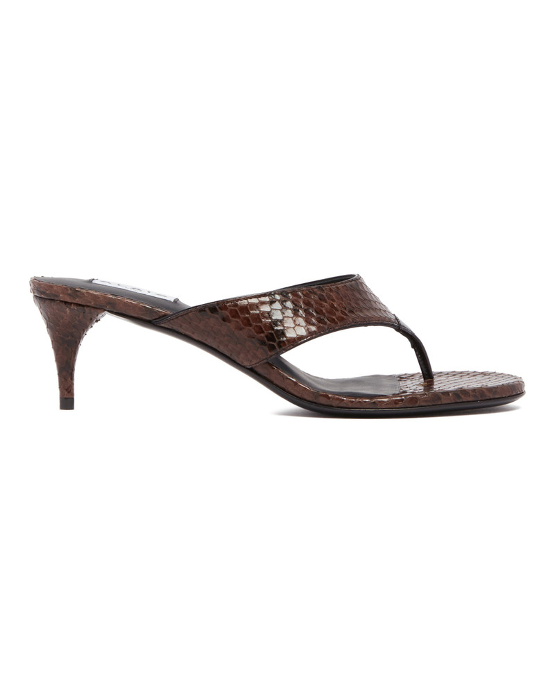 Alaïa Brown Thong Mules outlook