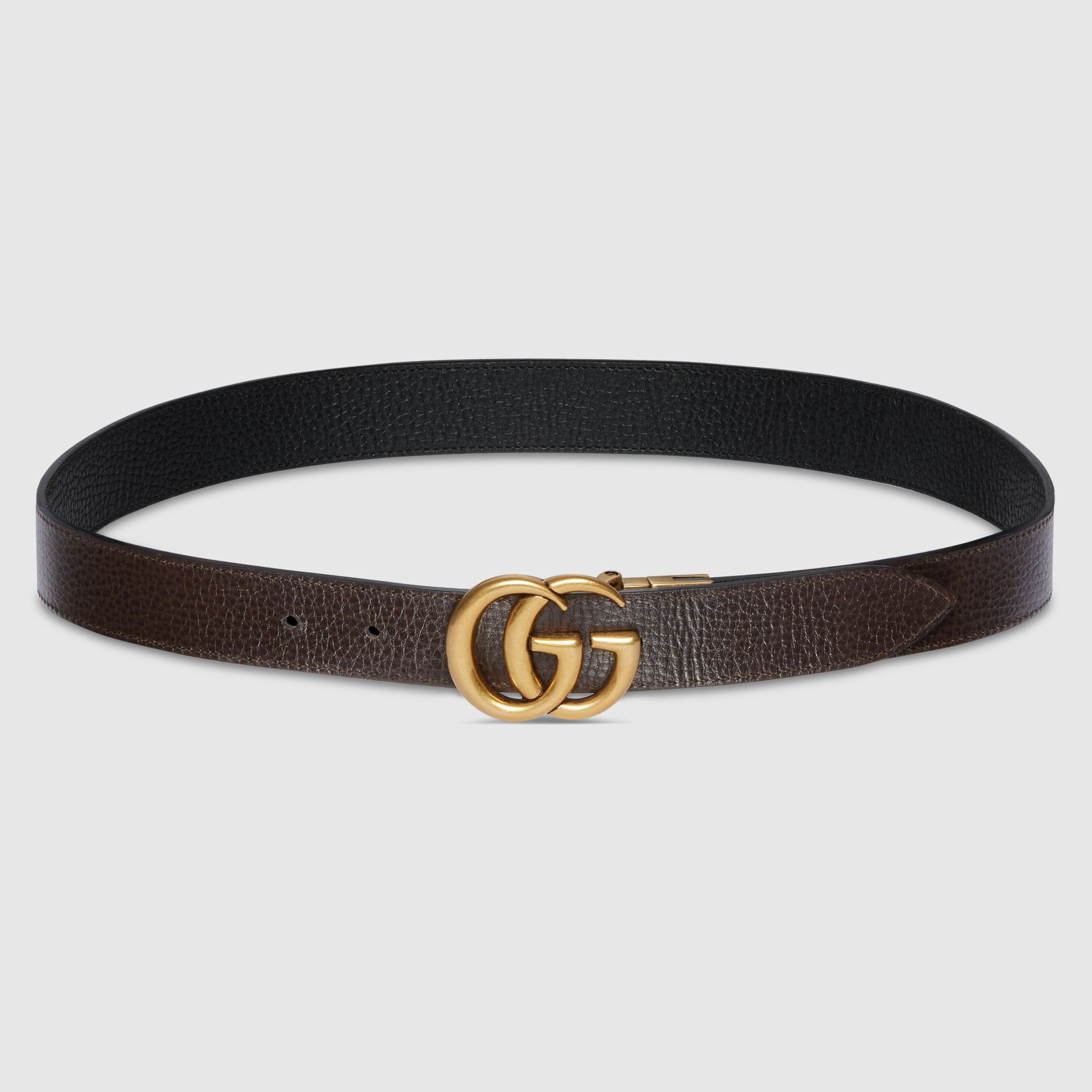 Reversible thin belt with Double G buckle - 7