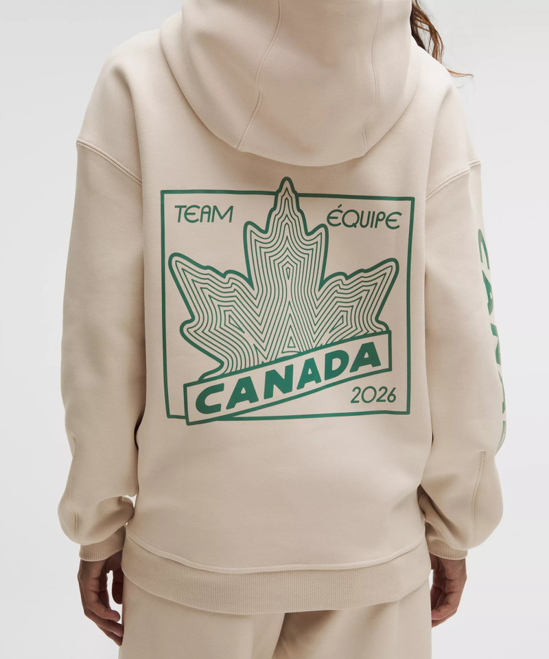 Team Canada Womens Big Cozy Oversized Hoodie *COC Logo 7