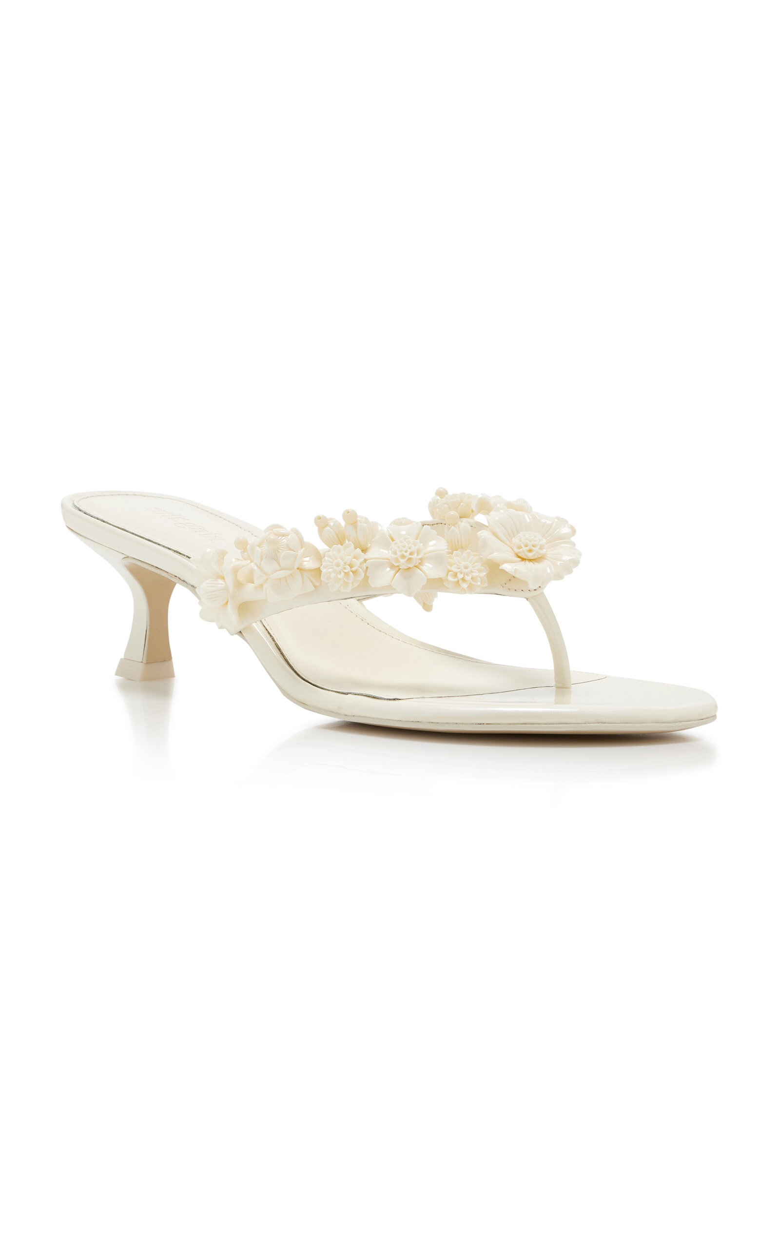 Avery Floral Sandals ivory - 4