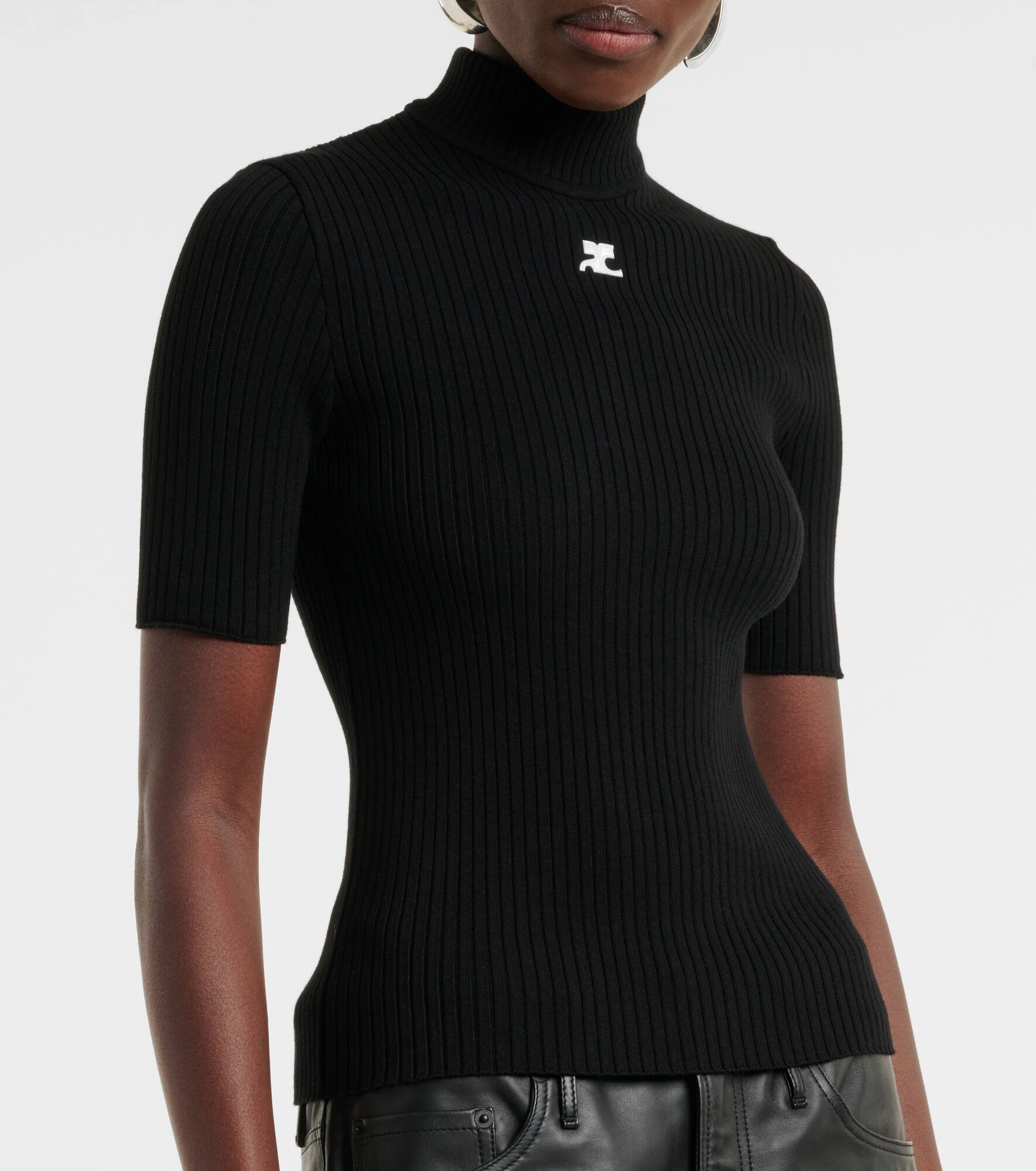 Reedition ribbed-knit top - 4