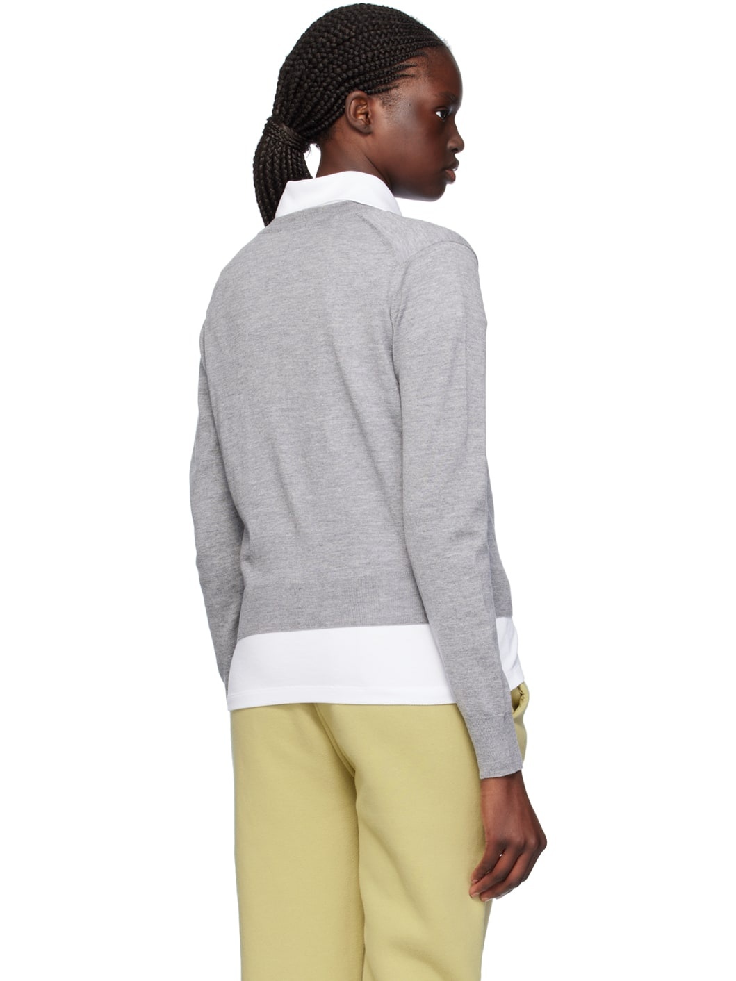 Gray Baby Fox Cardigan - 3