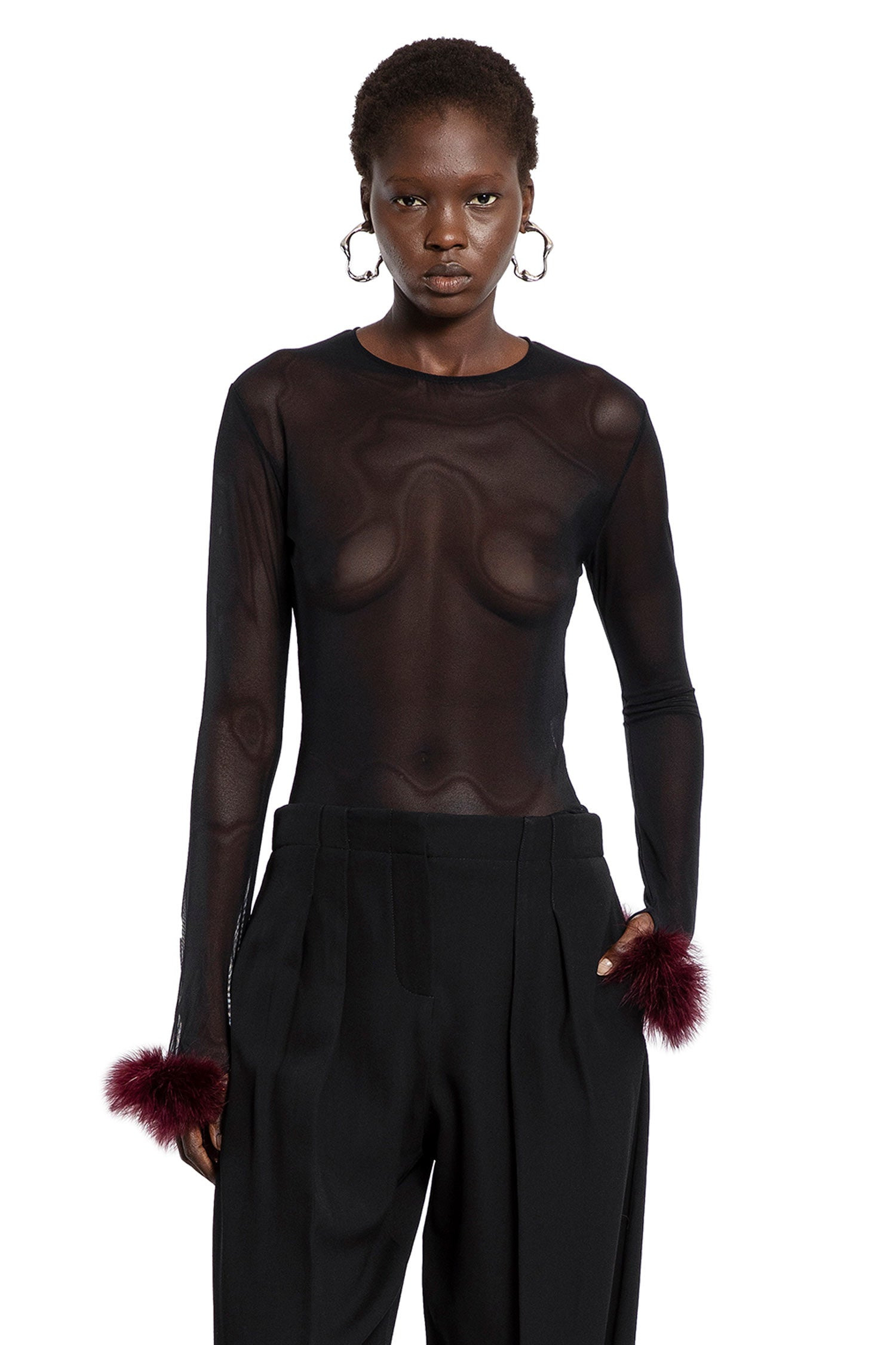 Marabou Top In Mesh - 6