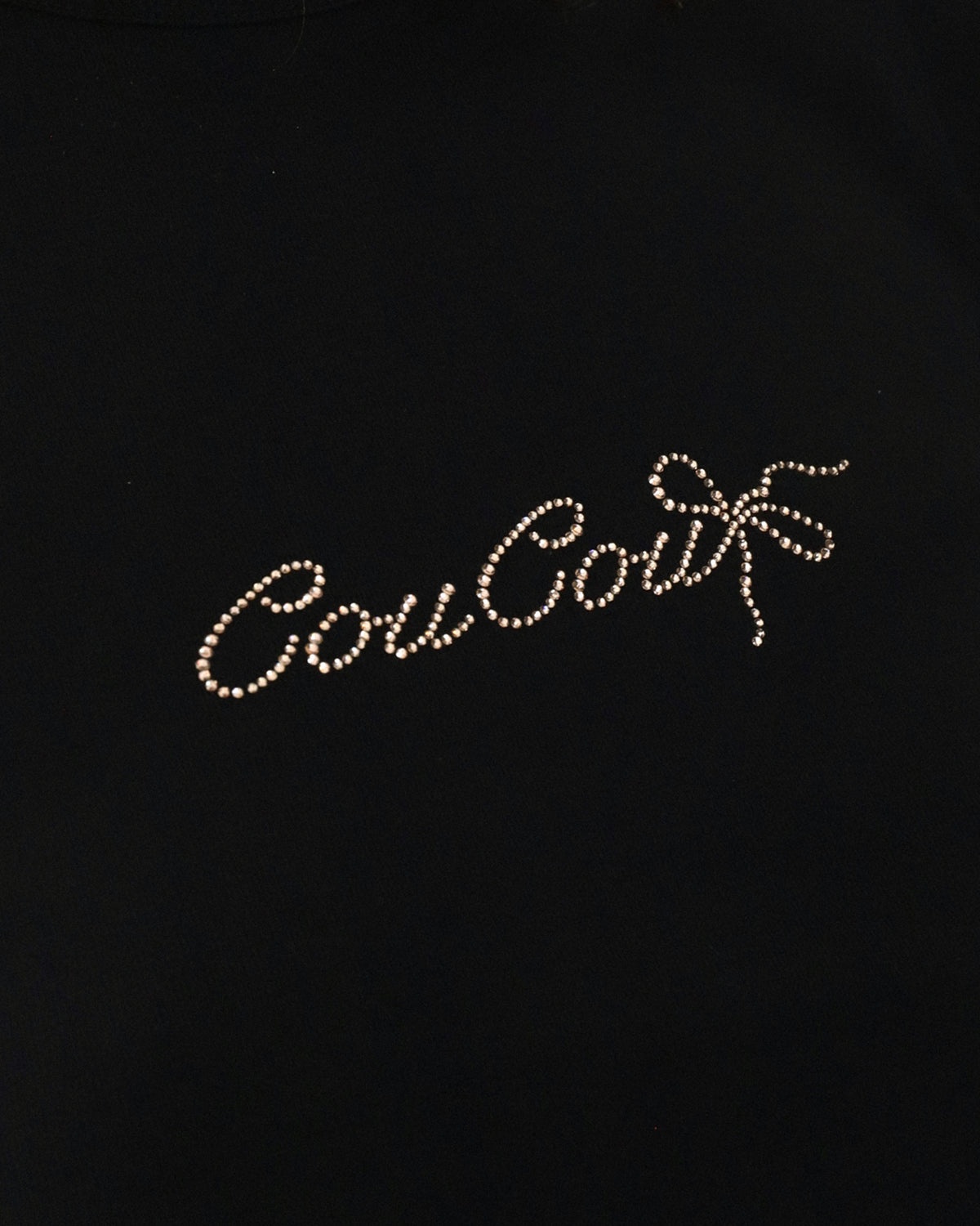 The Crystal Baby Tee Black - 3