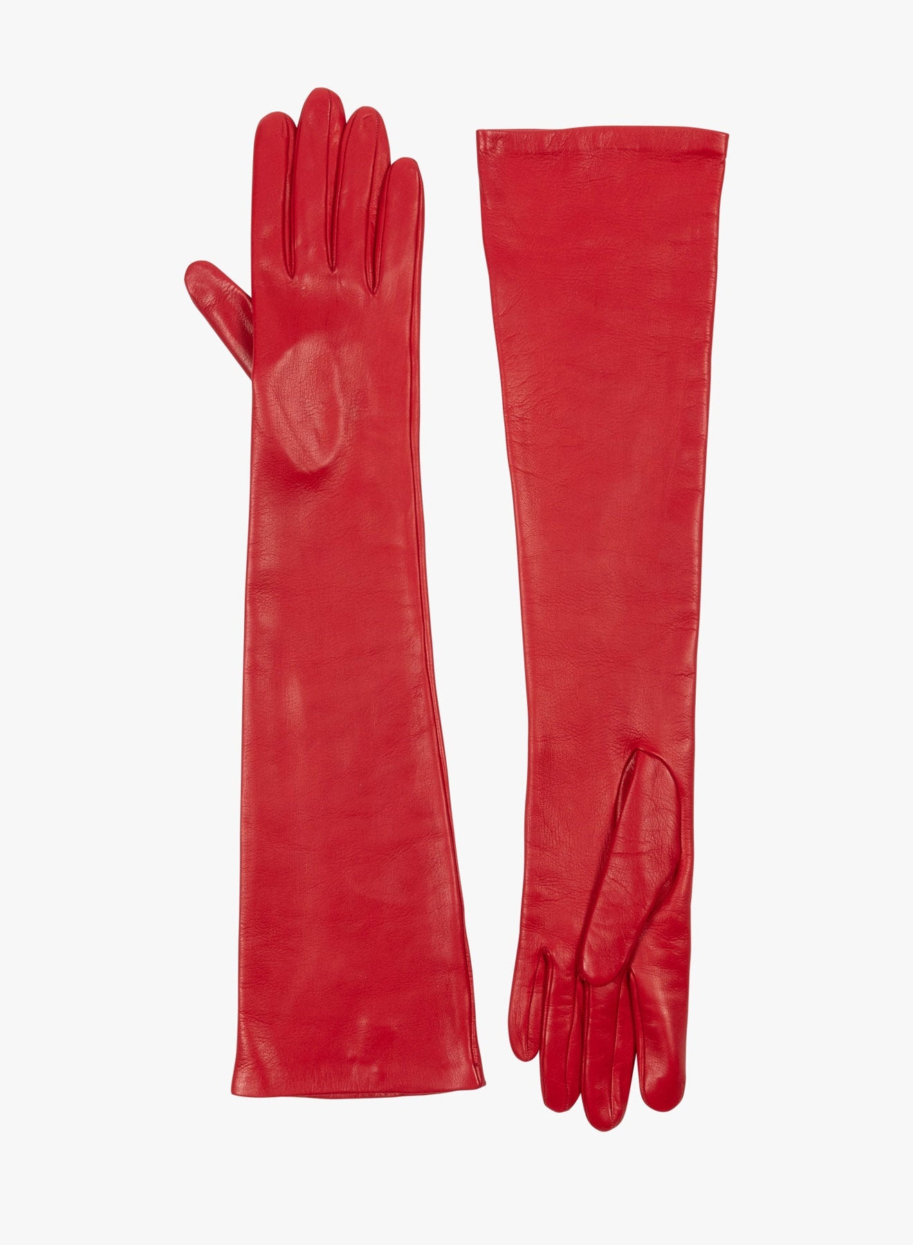 LONG LEATHER GLOVES - 1