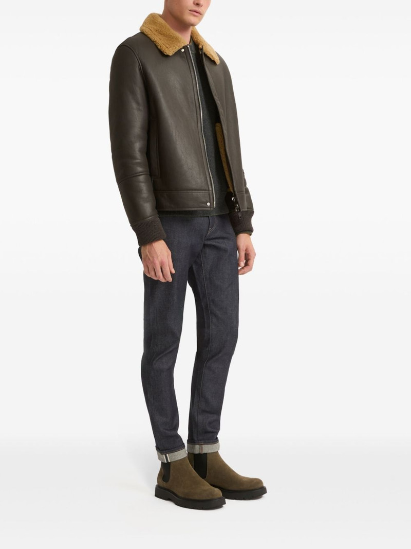 Yves Salomon Shearling-collar jacket outlook