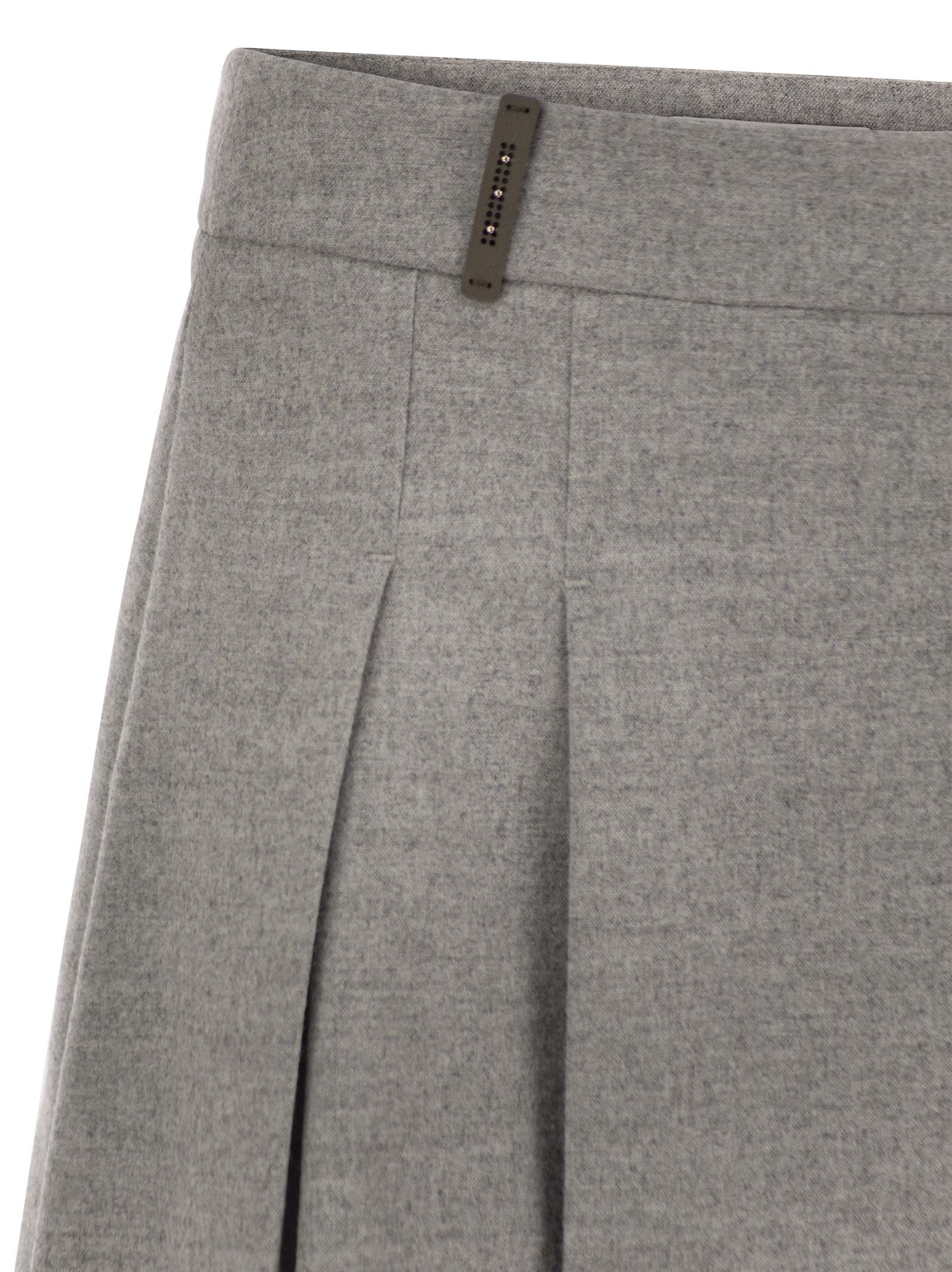 Peserico - Peserico Women Short Skirt In Wool And Viscose - 4