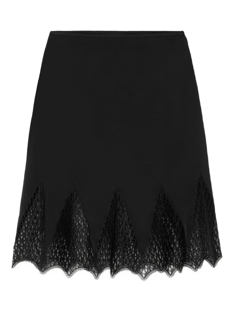 lace-trim midi skirt 1