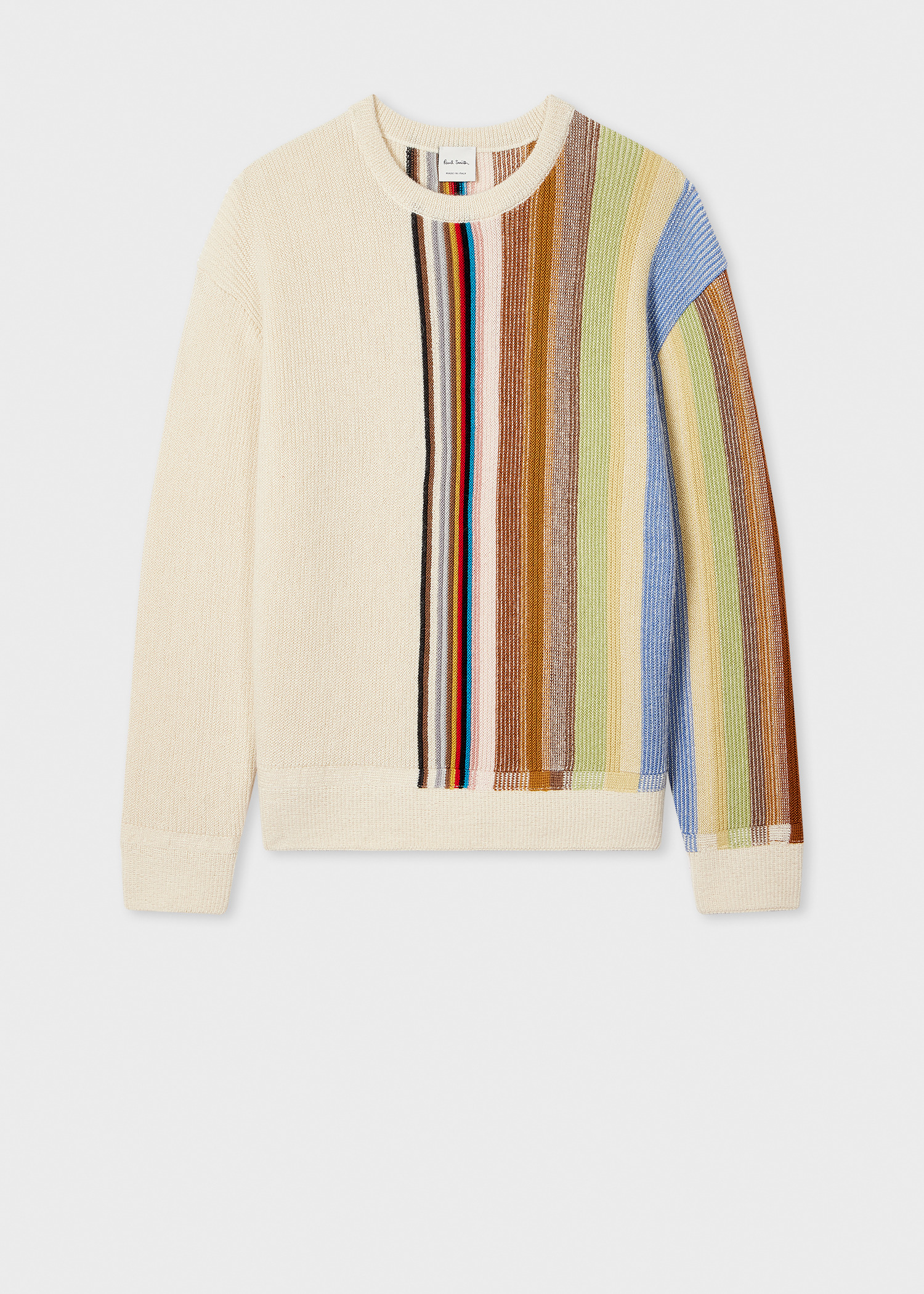 Women's Gradient 'Signature Stripe' Crew Neck Sweater - 1