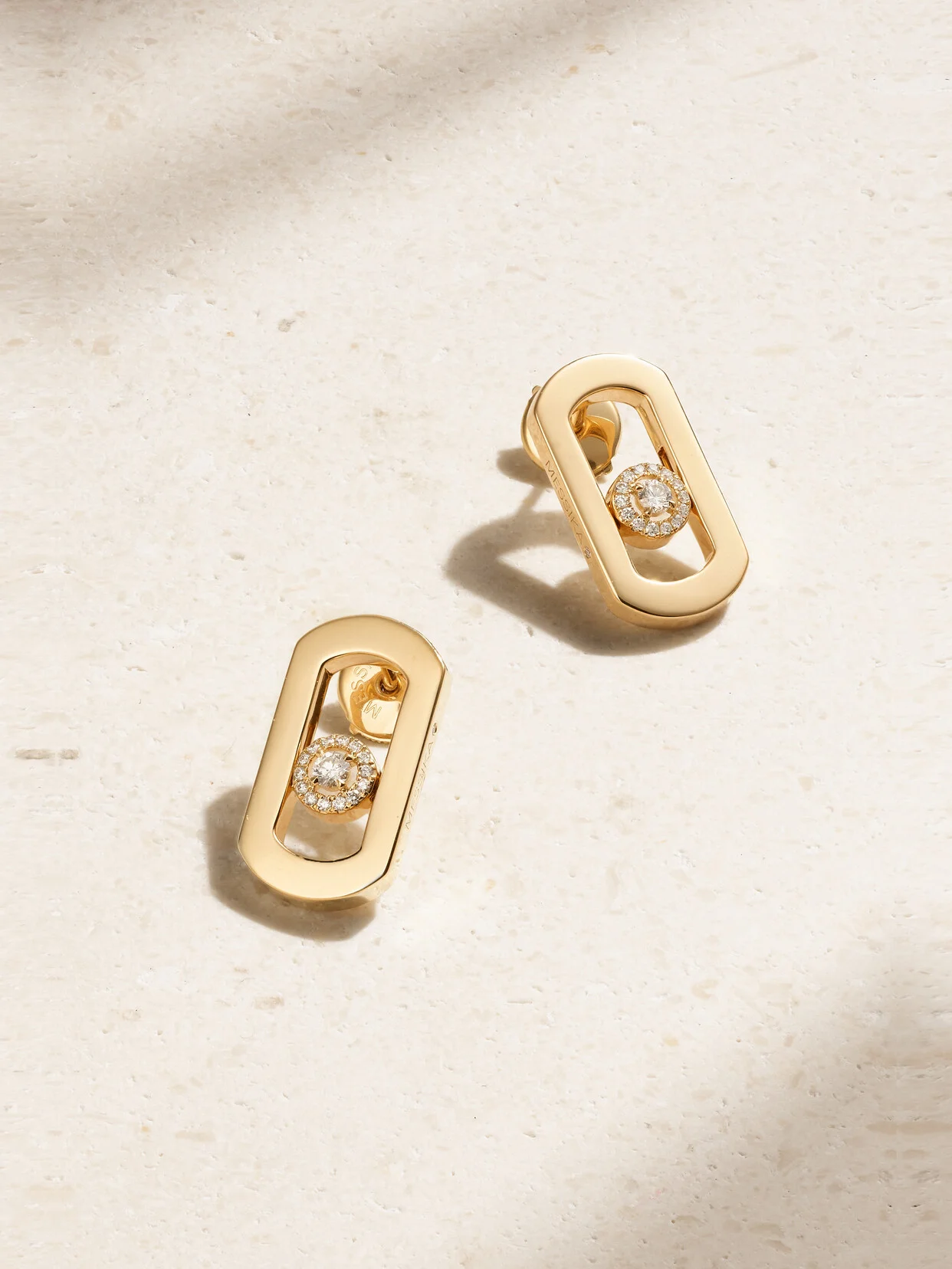 Move Citizen 18-karat Gold Diamond Earrings - 1