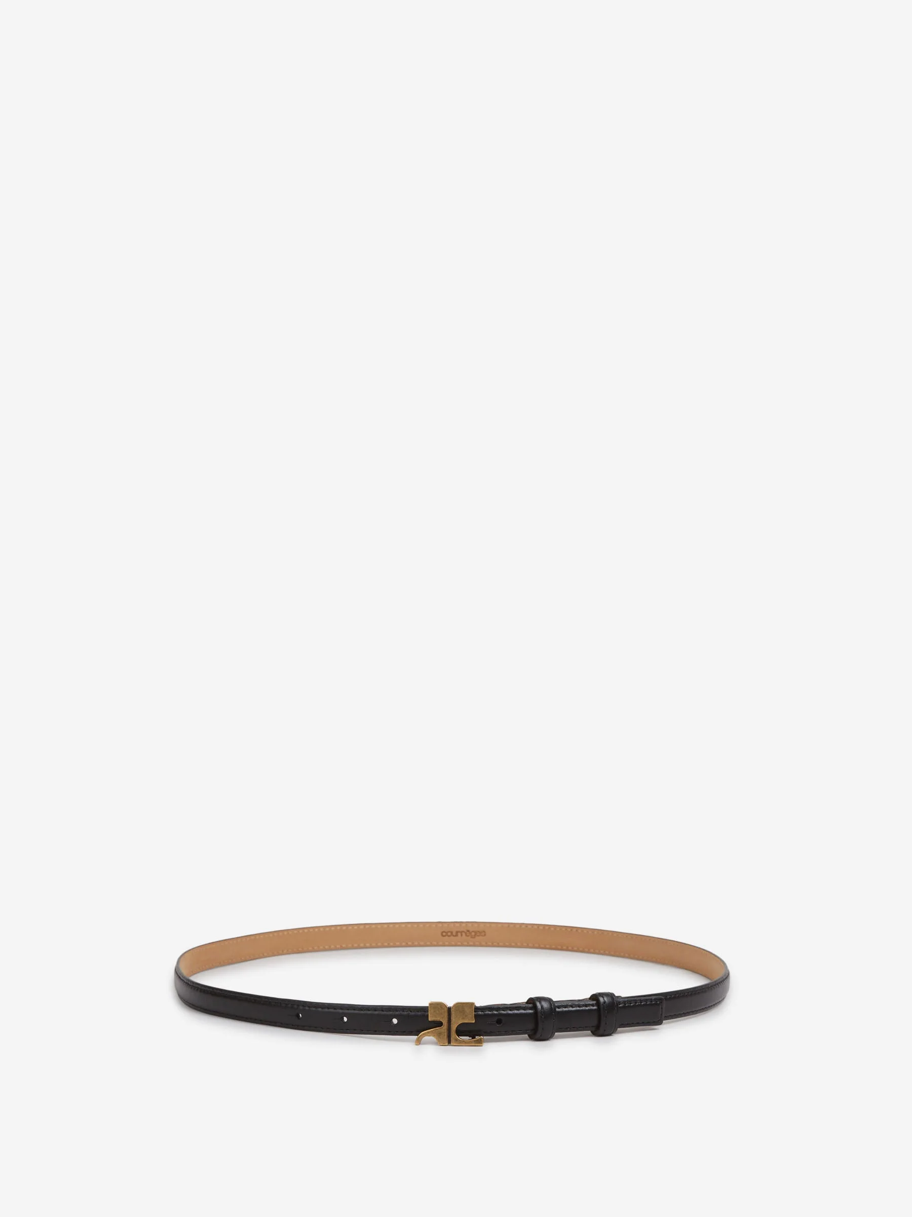 LEATHER LOGO BELT - 1