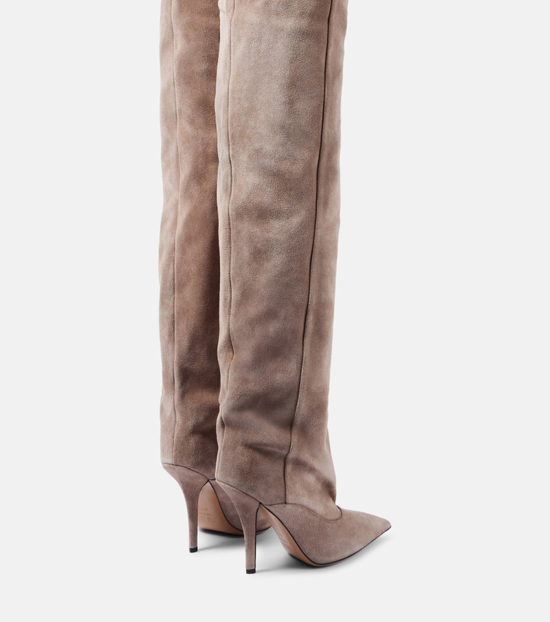 PARIS TEXAS Ines suede over-the-knee boots outlook