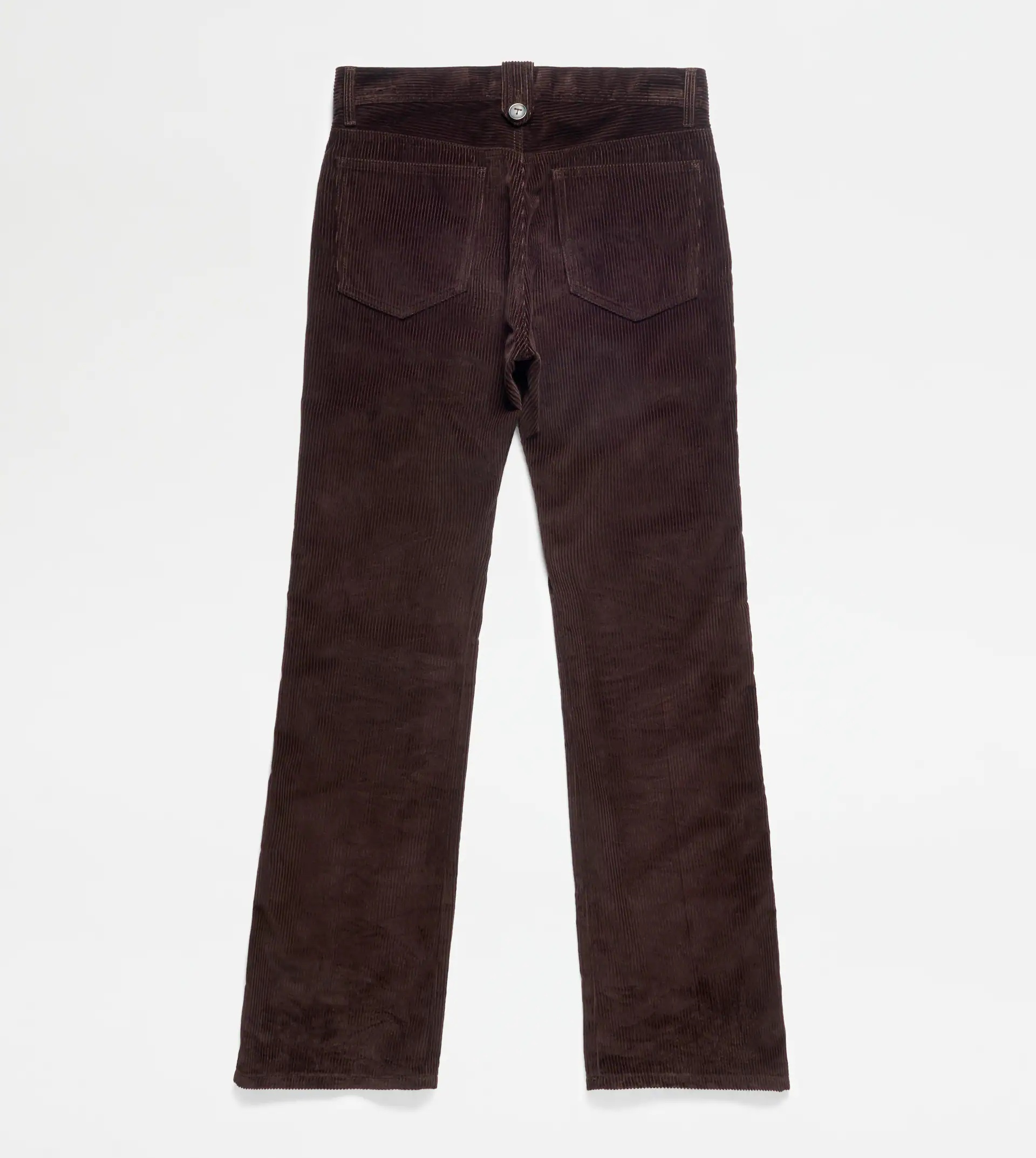 5-POCKET TROUSERS IN VELVET - BROWN - 7