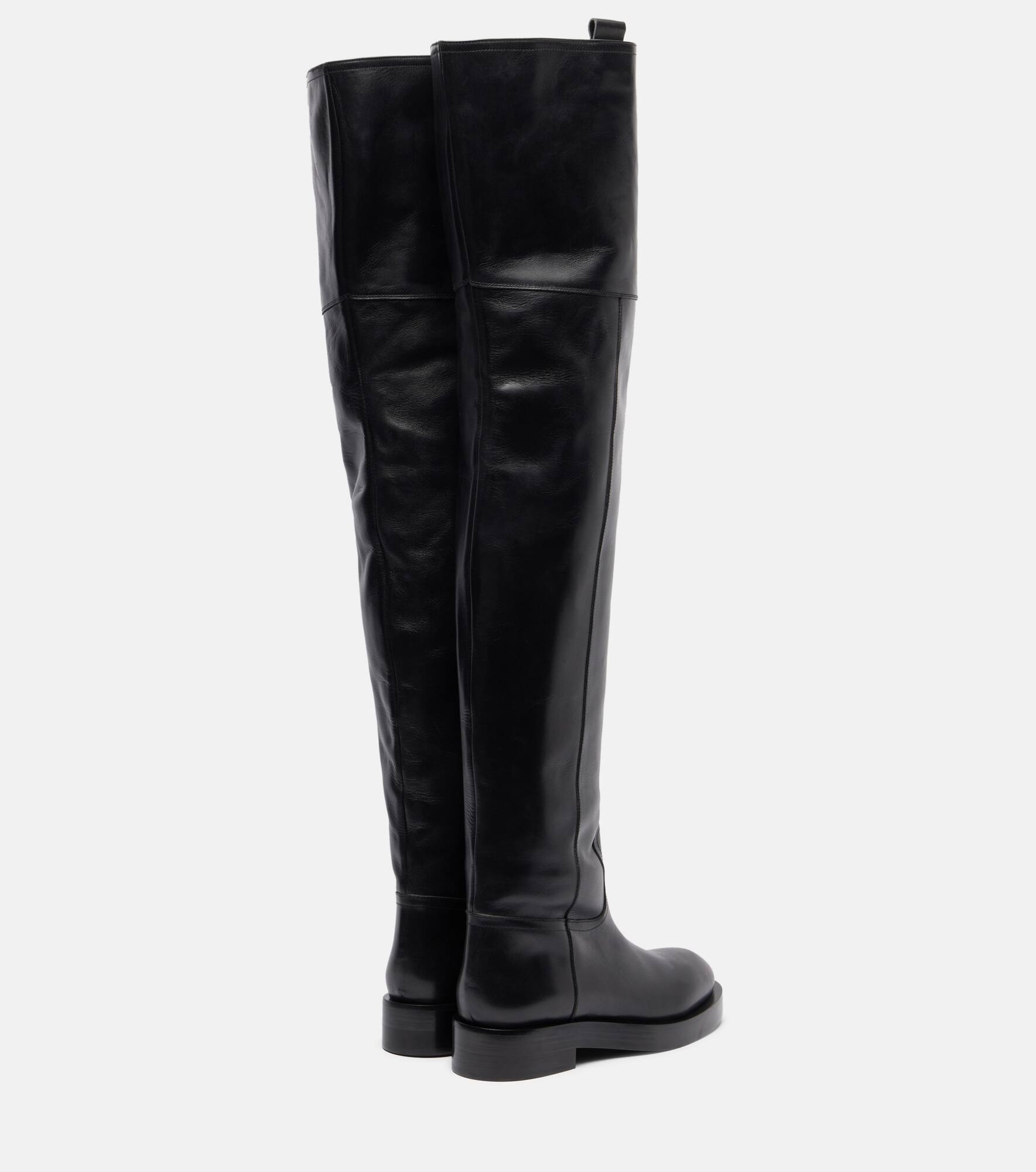Leather over-the-knee boots - 2