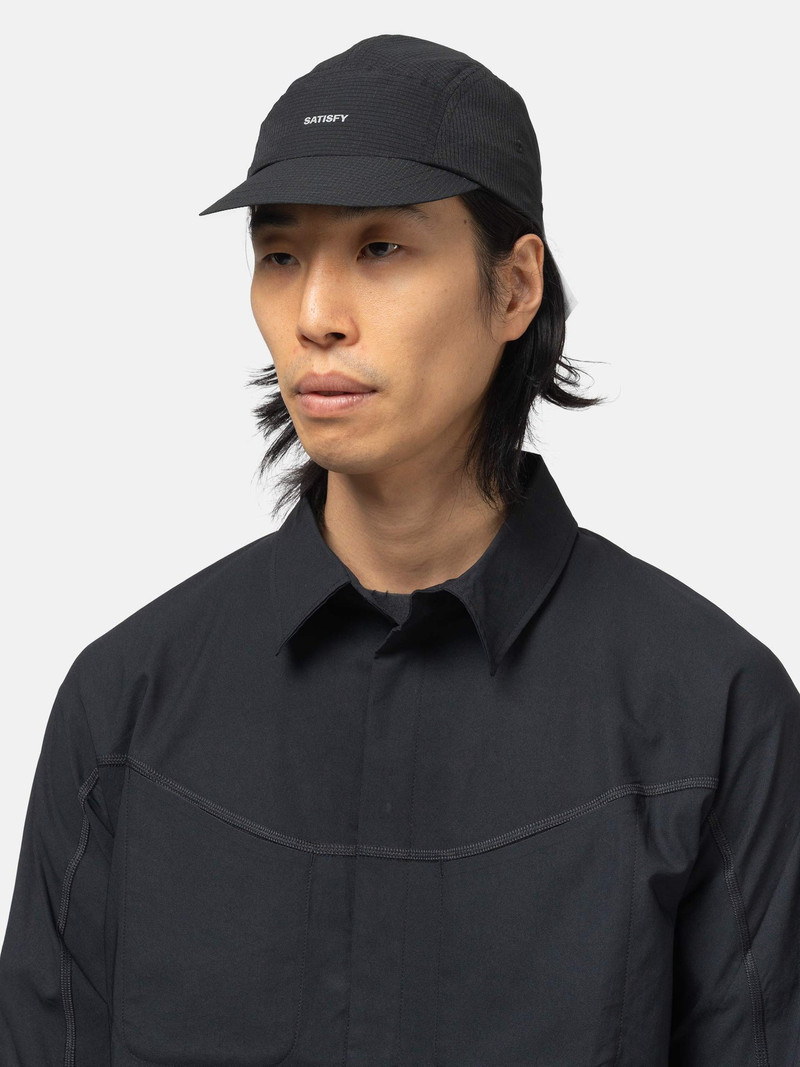 SATISFY Rippy Air Trail Cap Black outlook