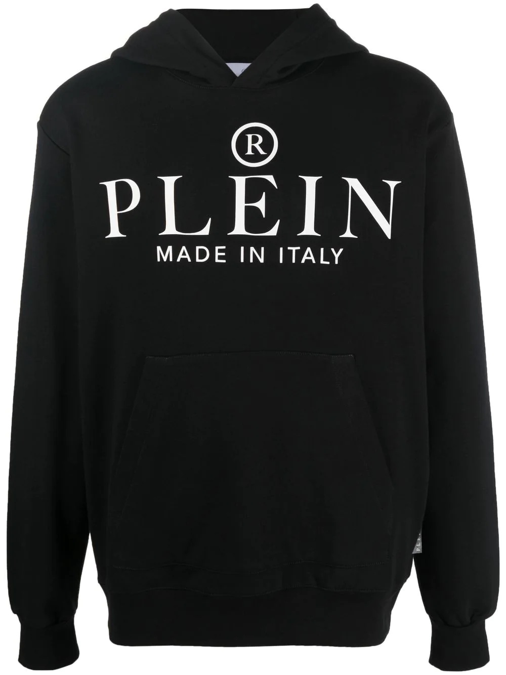 logo-print pullover hoodie - 1