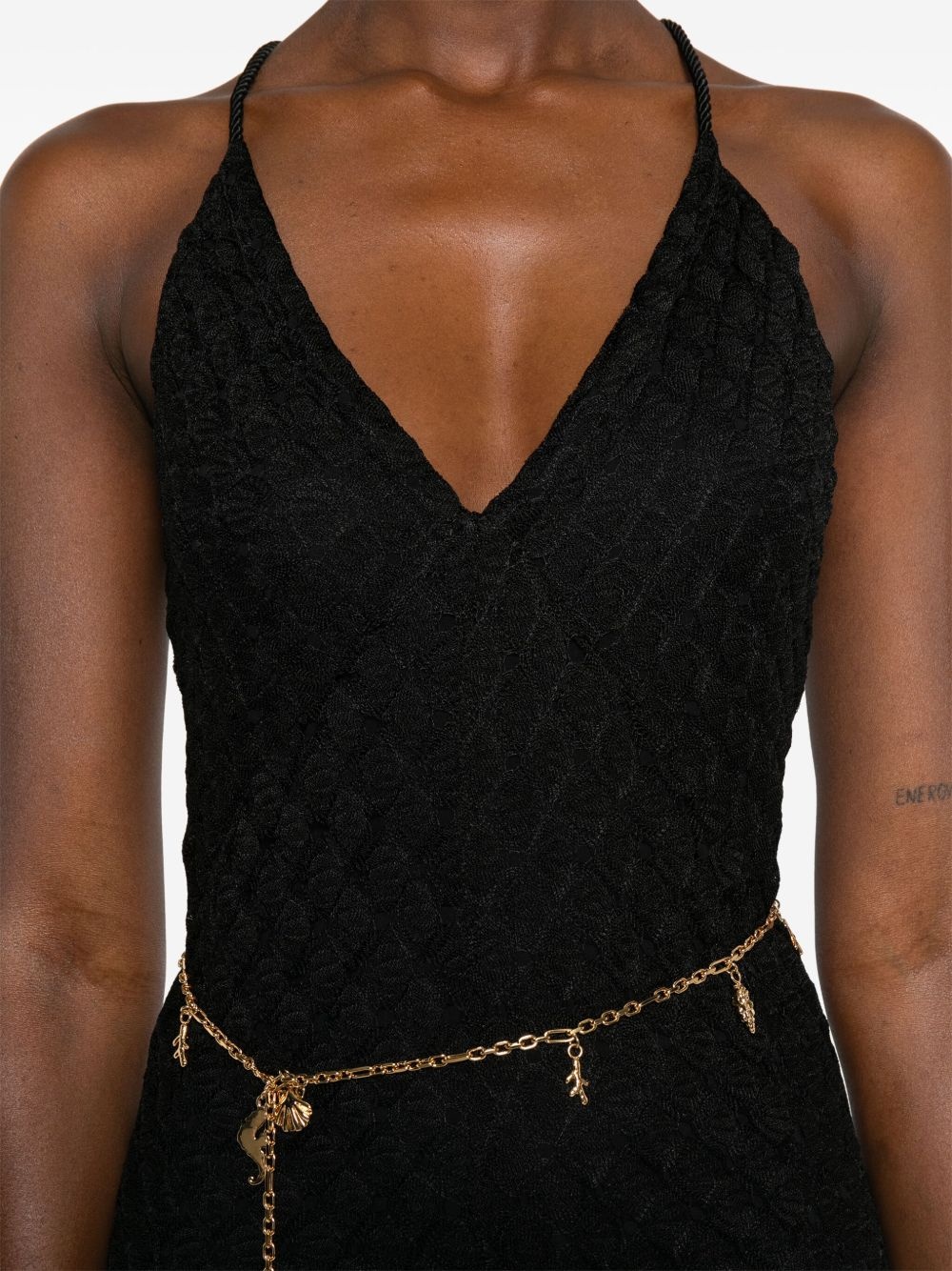 V-neck maxi dress - 5